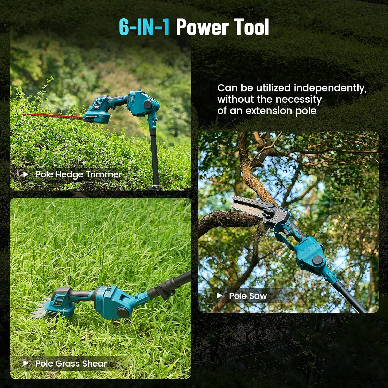 SeeSii SH300 Cordless-Pole-Saw - View #5