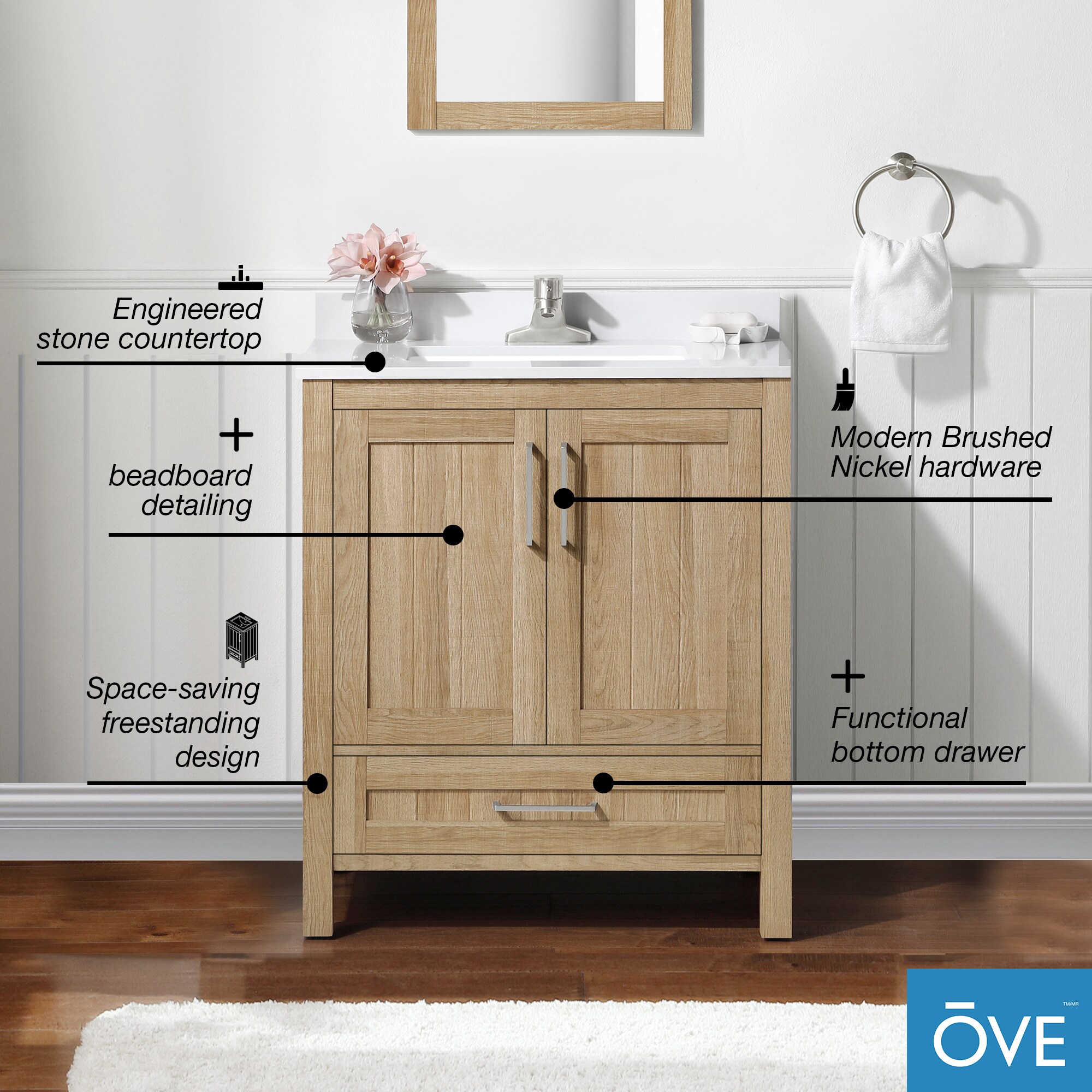 OVE Decors 15VVAR-DARW30-007 Bath-Vanity-Combo - View #17