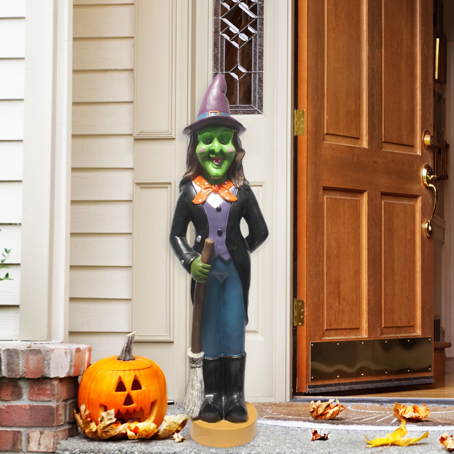 Haunted Hill Farm HHRS048-1WTC-MLT Outdoor-Halloween-Decor - View #2