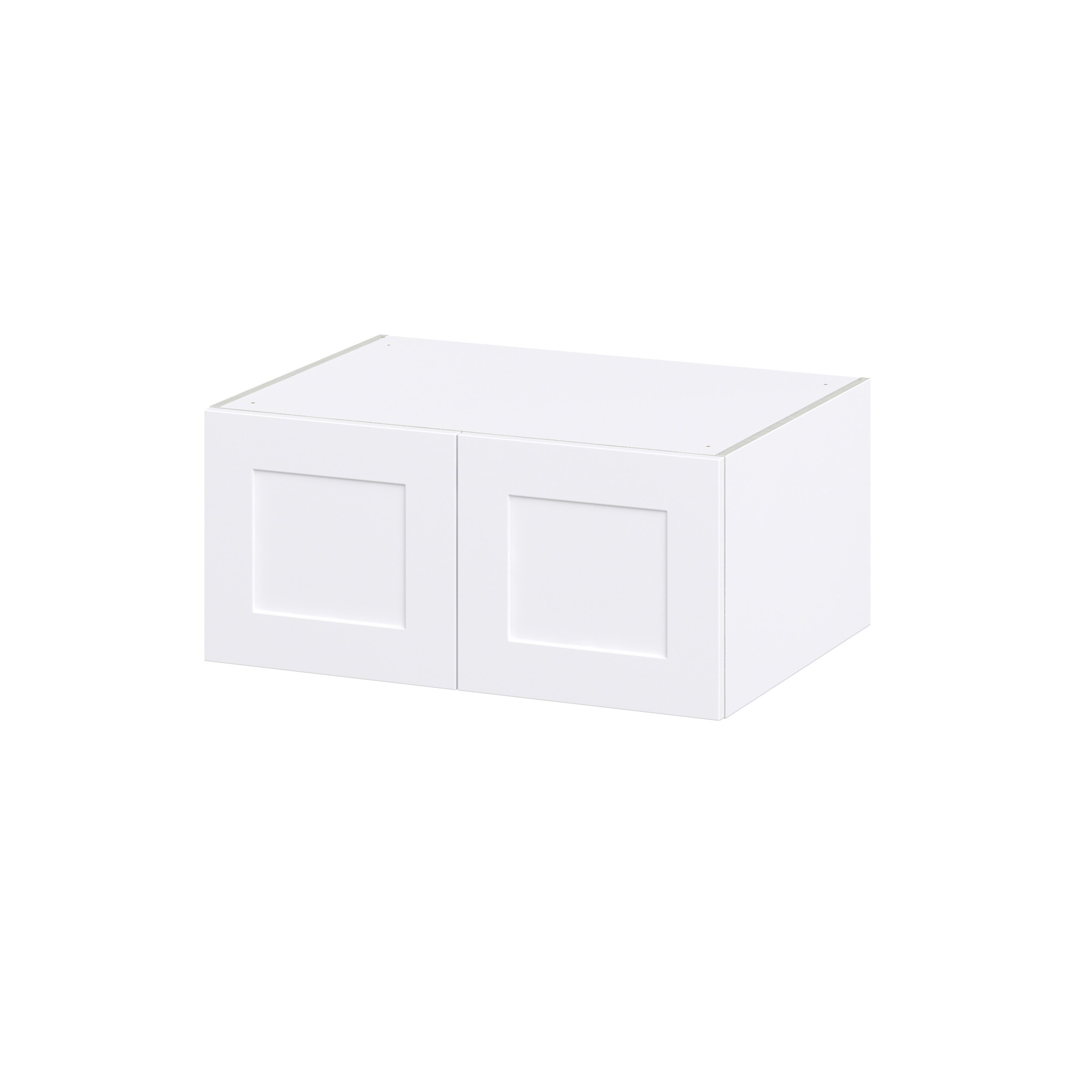 Hugo&Borg DSW331524-JO 33-in W x 15-in H x 24-in D Warm White Wall Fully assembled Cabinet (Recessed Panel Shaker)