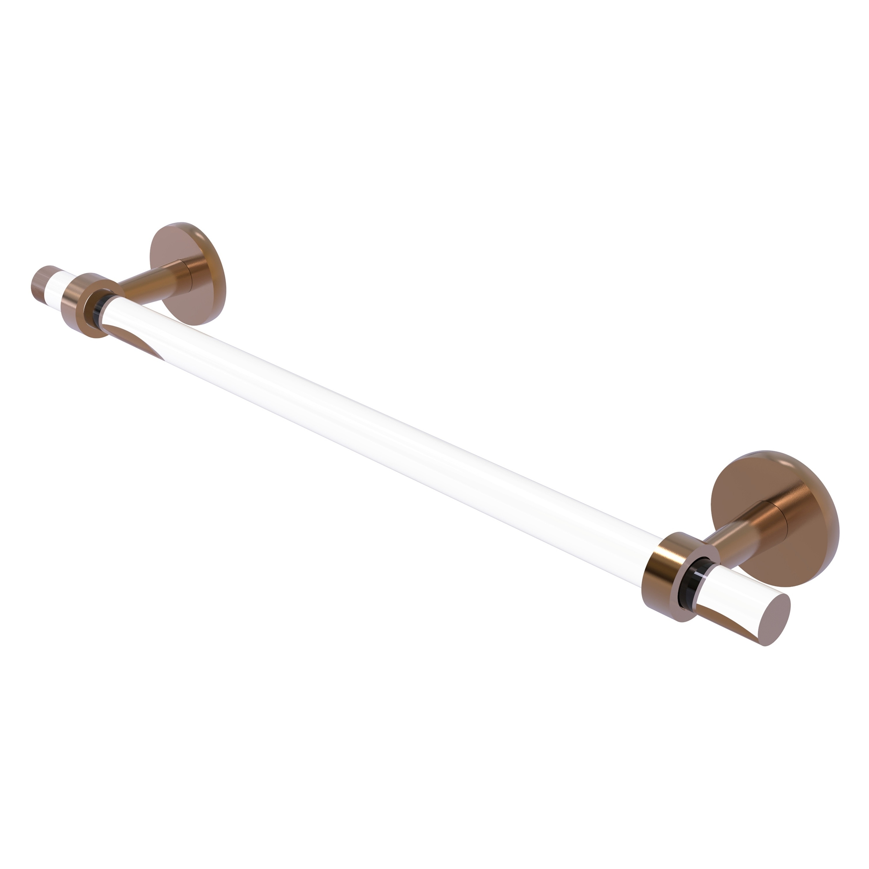 Allied Brass CV-41-30-BBR Clearview 30-in Brushed Bronze Wall mount Single Towel Bar