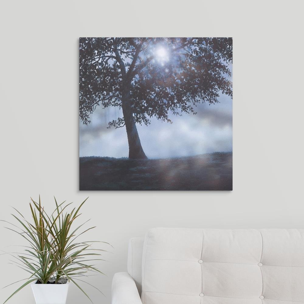 GreatBigCanvas Mystical Blue Sky I by May Art 24-in H x 24-in W ...