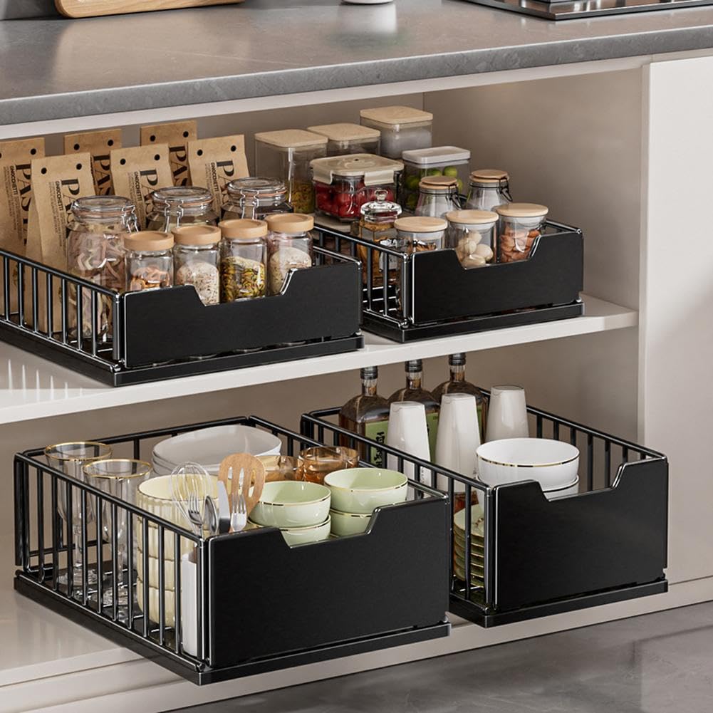 GarveeLife C3H-OLE6NKCQHF63YC-Z Pull-Out-Cabinet-Baskets - View #8