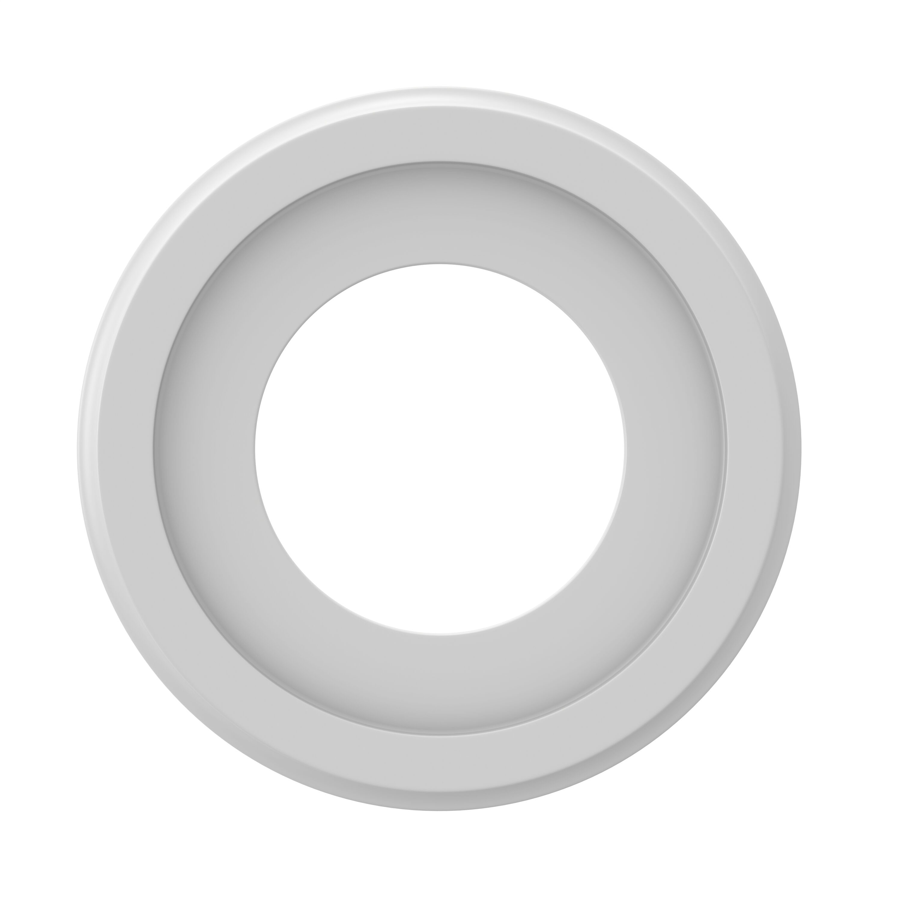 allen + roth CM13W 8-in W x 8-in L Traditional White Composite Whole Ceiling Medallion