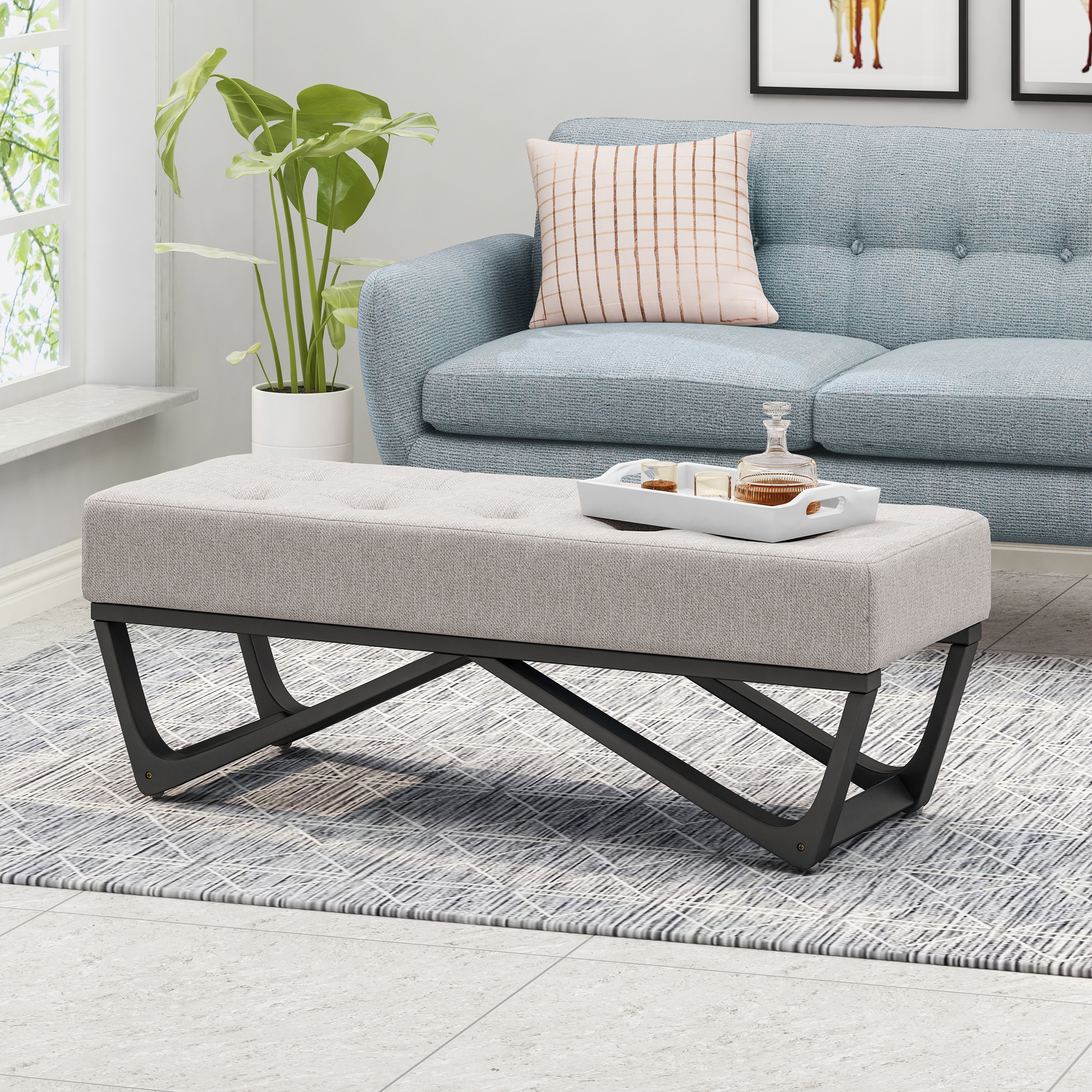 Huluwat T66060.00LGRY Indoor-Ottomans - View #4