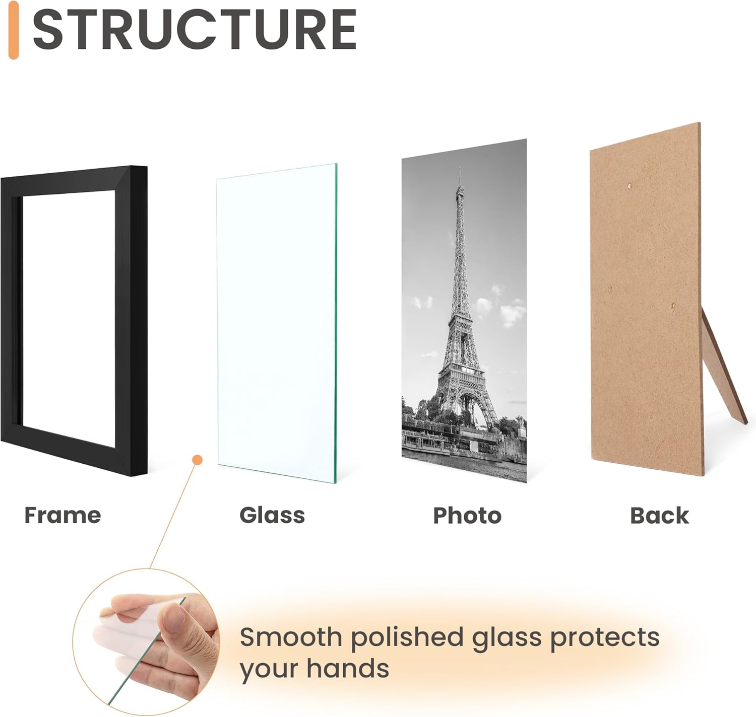 Upsimples B07Z4PFKTQ Picture-Frames - View #4