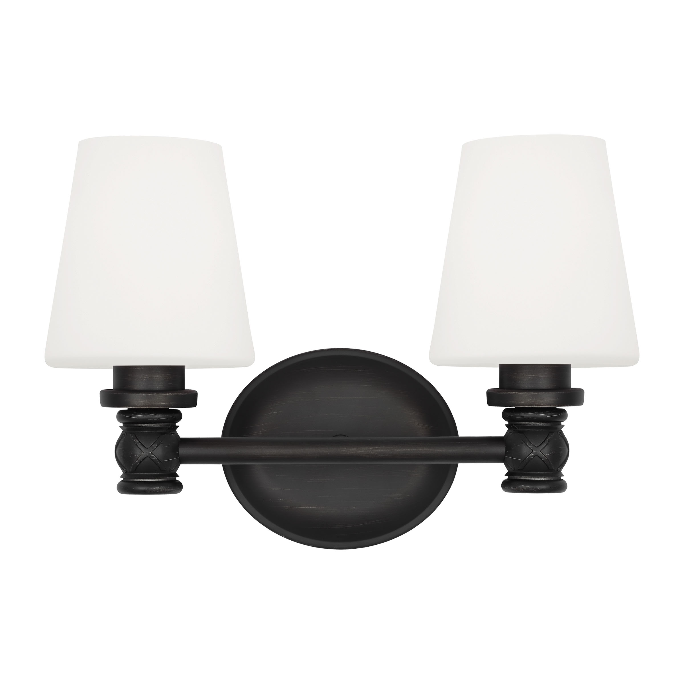 Generation Lighting VS22102AI Xavierre 14-in 2 -Light Gray Transitional Vanity light