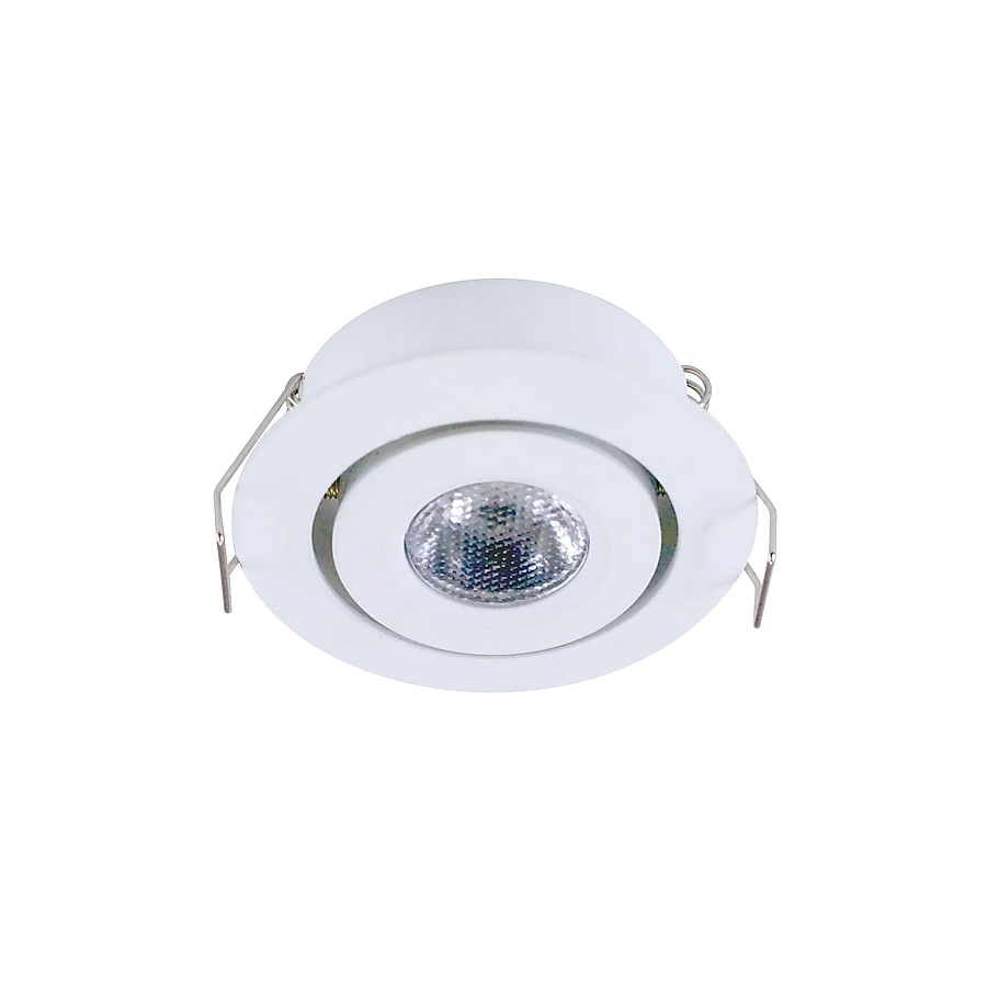 Armacost Lighting Swivel Recessed LED White 2 in Hardwired plug in LED Under Cabinet Light Bar Light 212318 at Lowes