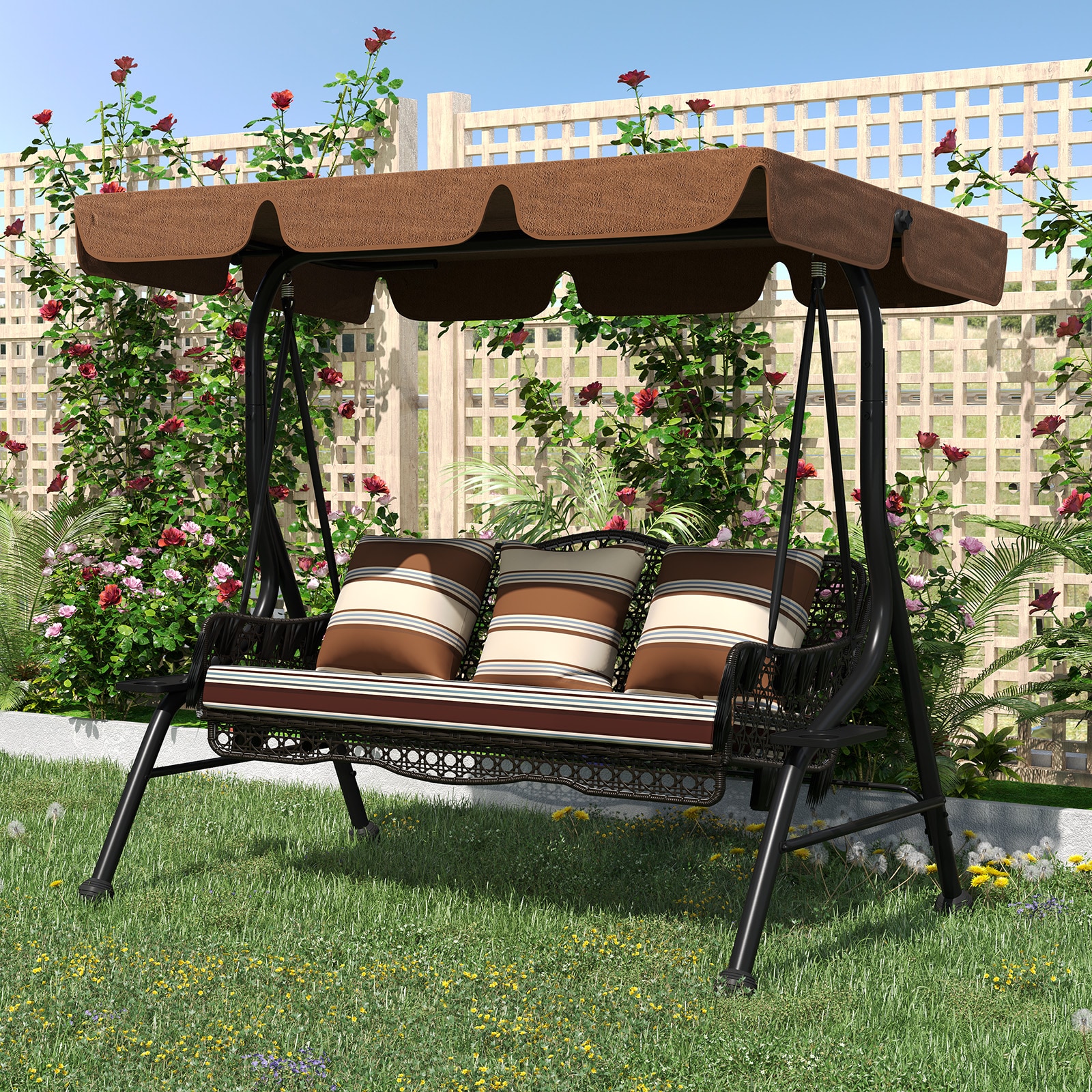 AECOJOY 16093BR-LS02 Swing-Gliders - View #4