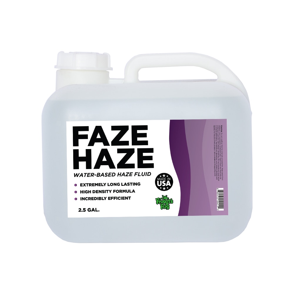 Froggy's Fog DS-FH-2 Faze Haze Water-Based Commercial/Residential Grade Haze fluid