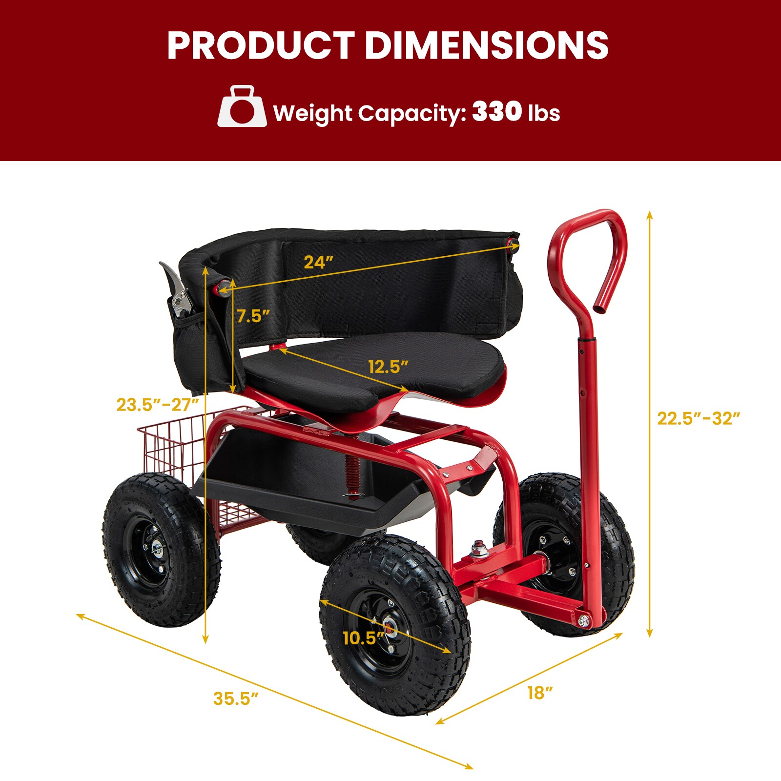 Slickblue D-CO-ER0304TG Yard-Carts - View #8