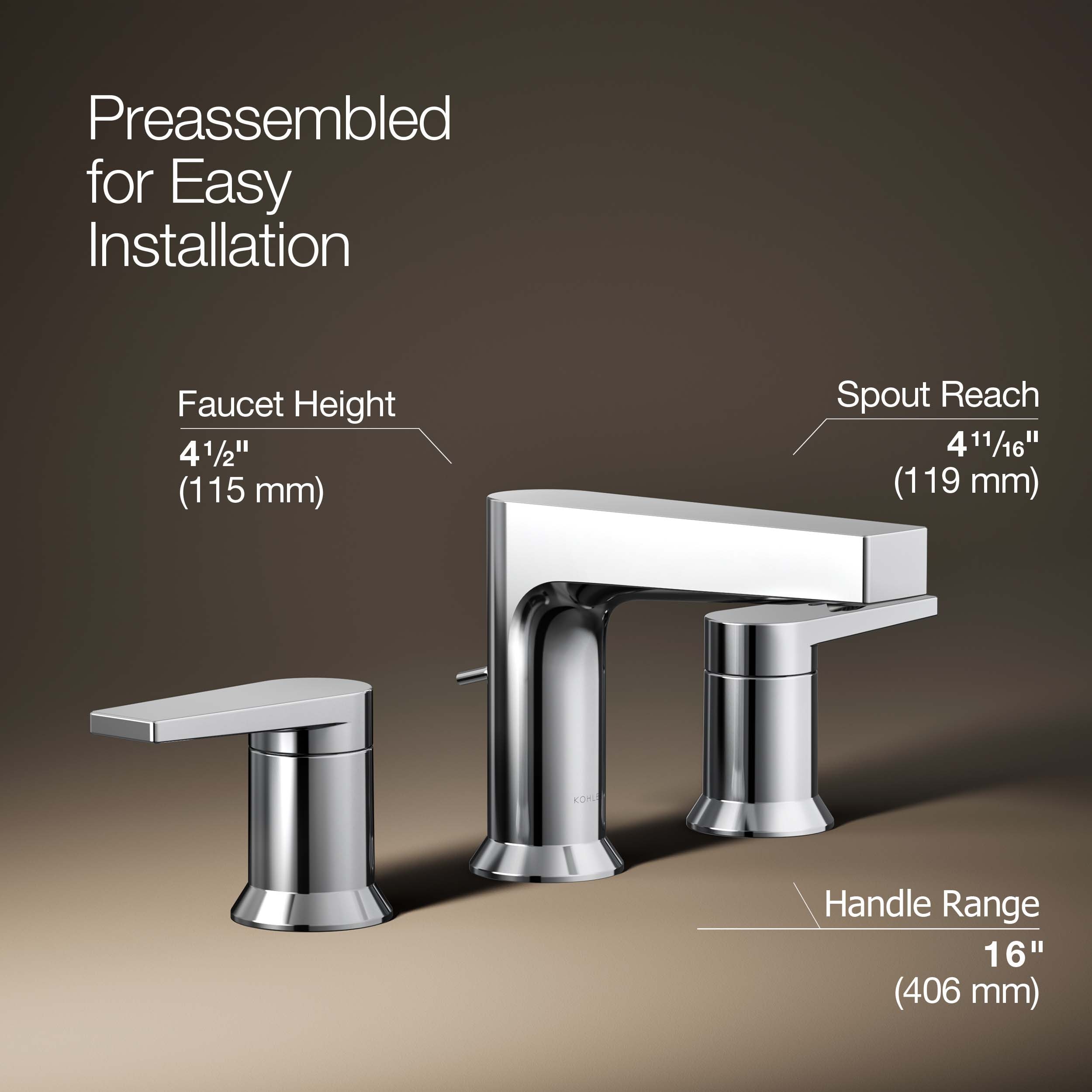 KOHLER K-97100-4-CP Lavatory-Faucets - View #4
