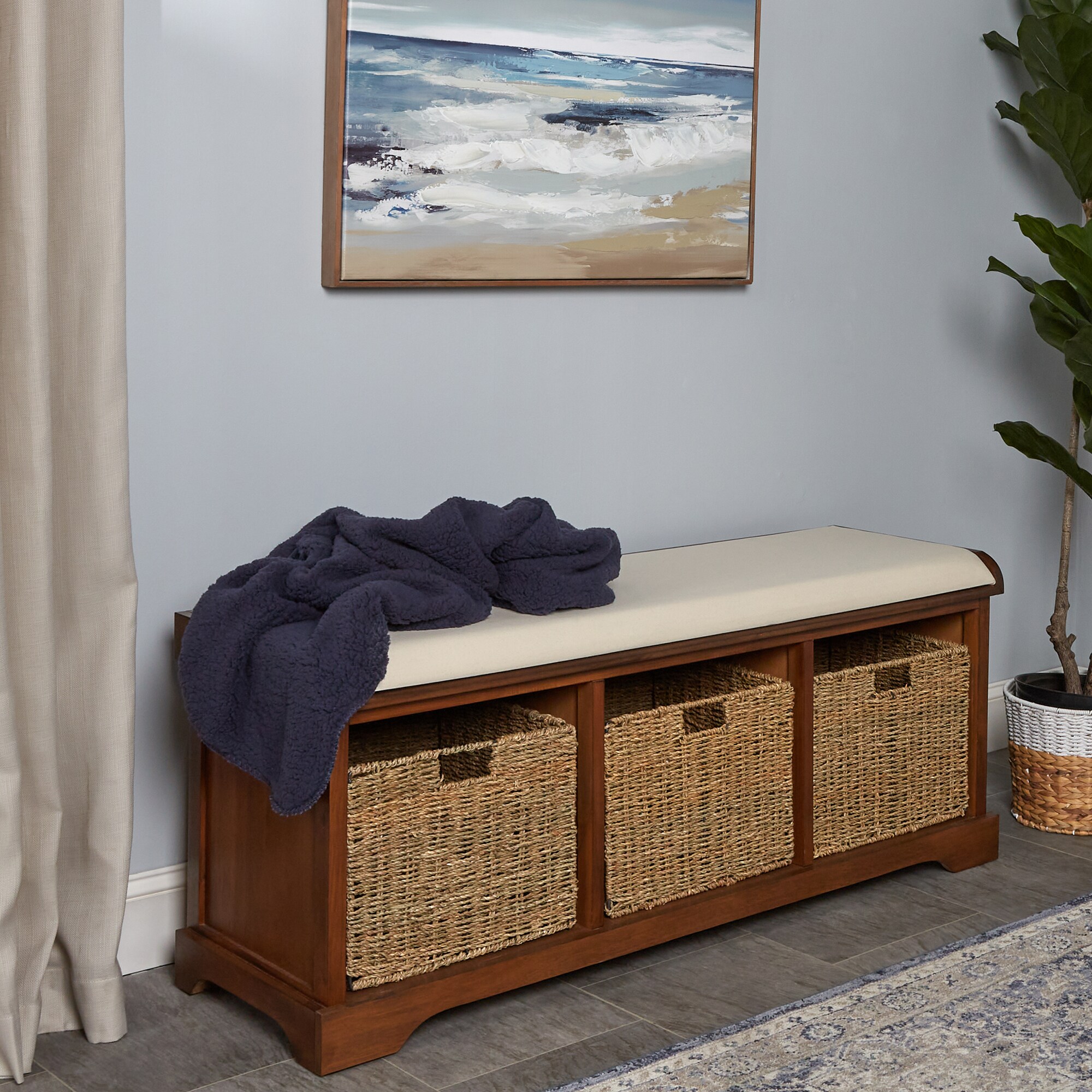 Safavieh lonan on sale storage bench