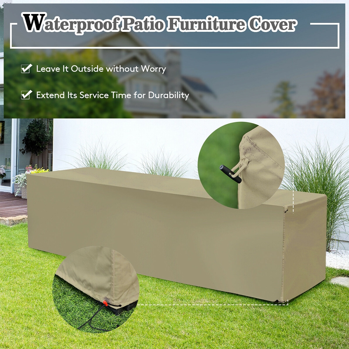 WELLFOR OUG68605WH+ Patio-Conversation-Sets - View #7