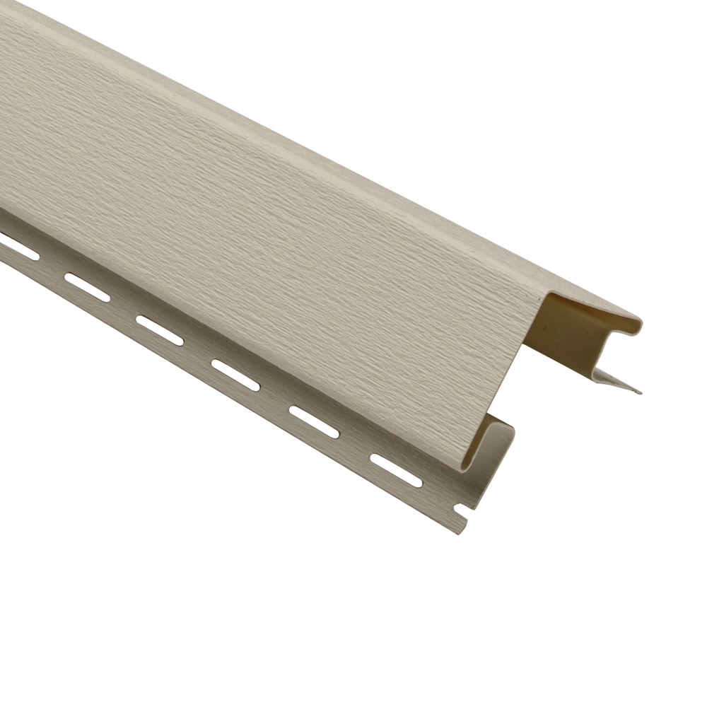 Georgia-Pacific 239538B Vinyl Siding Trim Outside Corner Post Tan 3-in x 120-in
