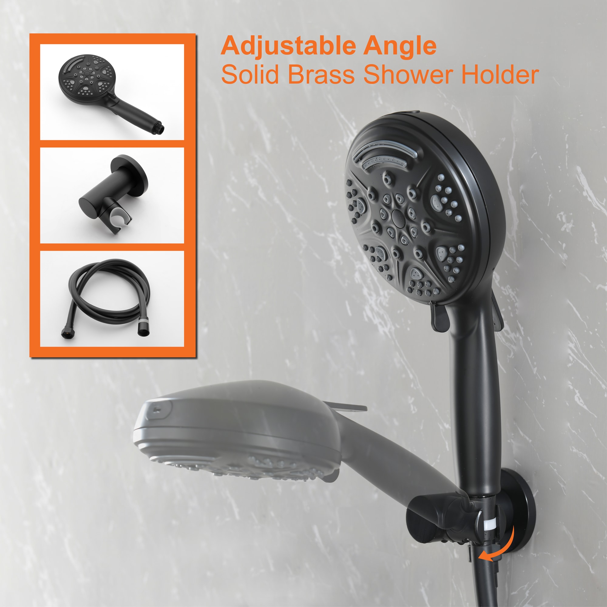 WELLFOR FH75010-C Showerhead-Bar-Panels - View #6