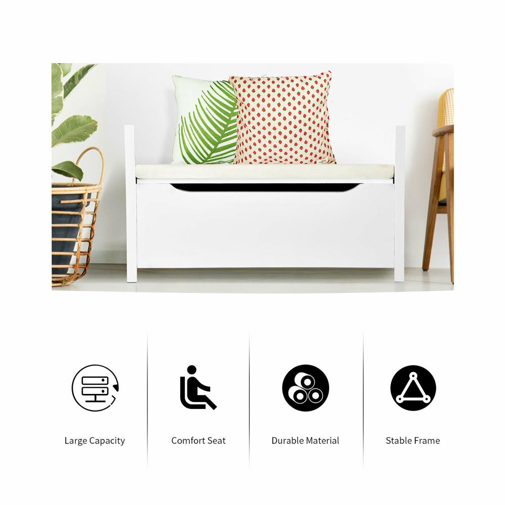 Costway HW56183WH bench - View #4