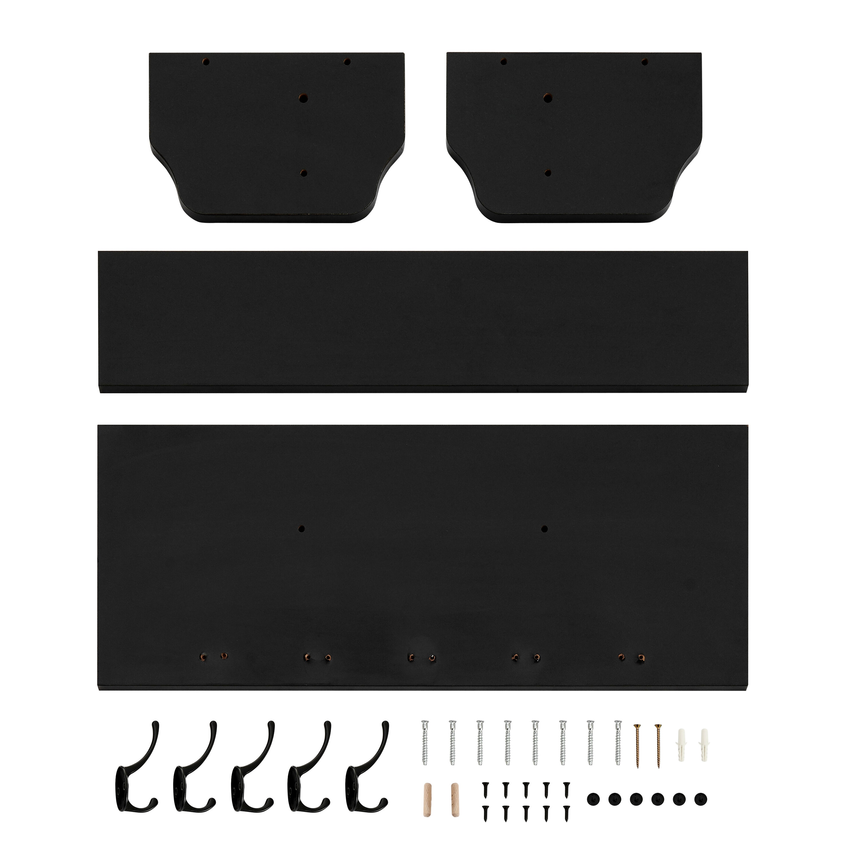 Danya B. XF161206BK Wall-Mounted-Shelving - View #15
