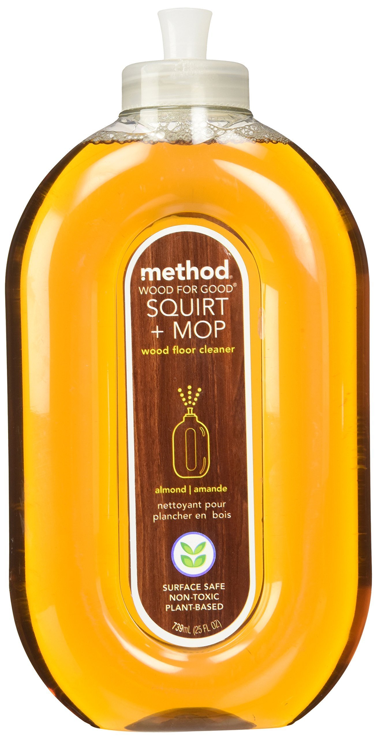 method  Wood for Good Squirt + Mop Wood Floor Cleaner Almond 25 fl oz