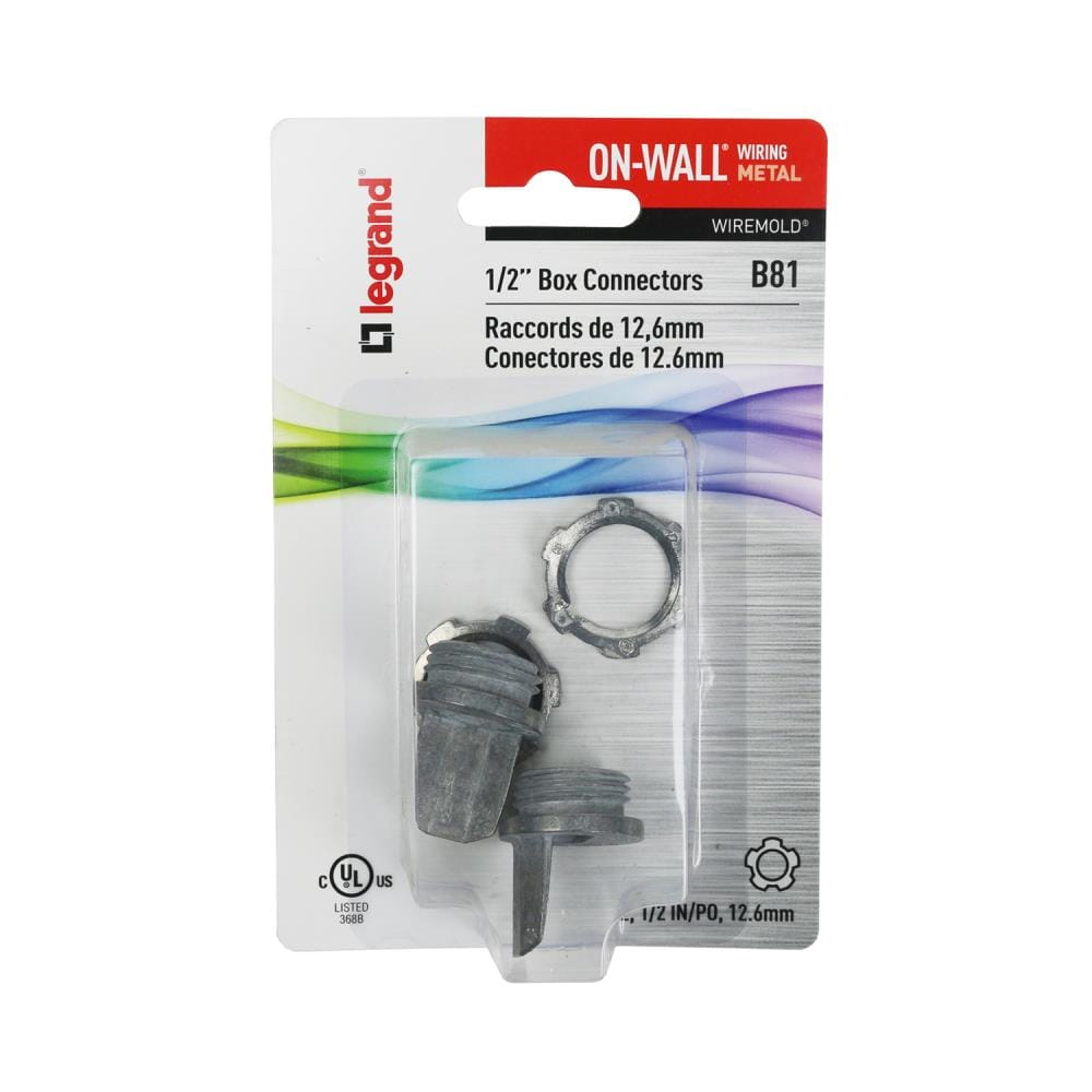 Legrand Wiremold 500 Series Metal Surface Raceway 1/2 in. Combination  Connector, Ivory B-17 - The Home Depot