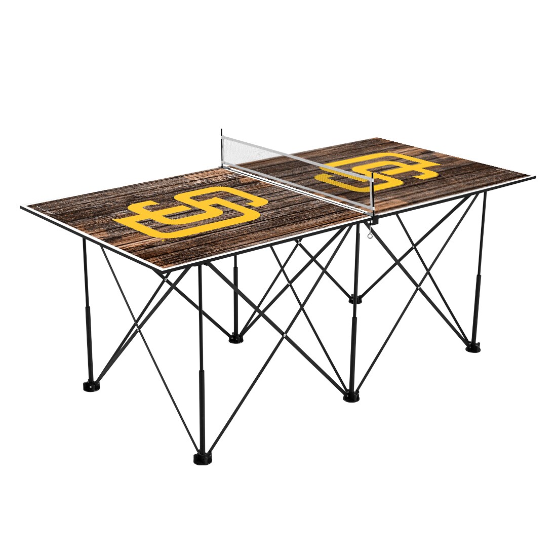 Victory Tailgate San Diego Padres Pop Up Table Tennis 6ft