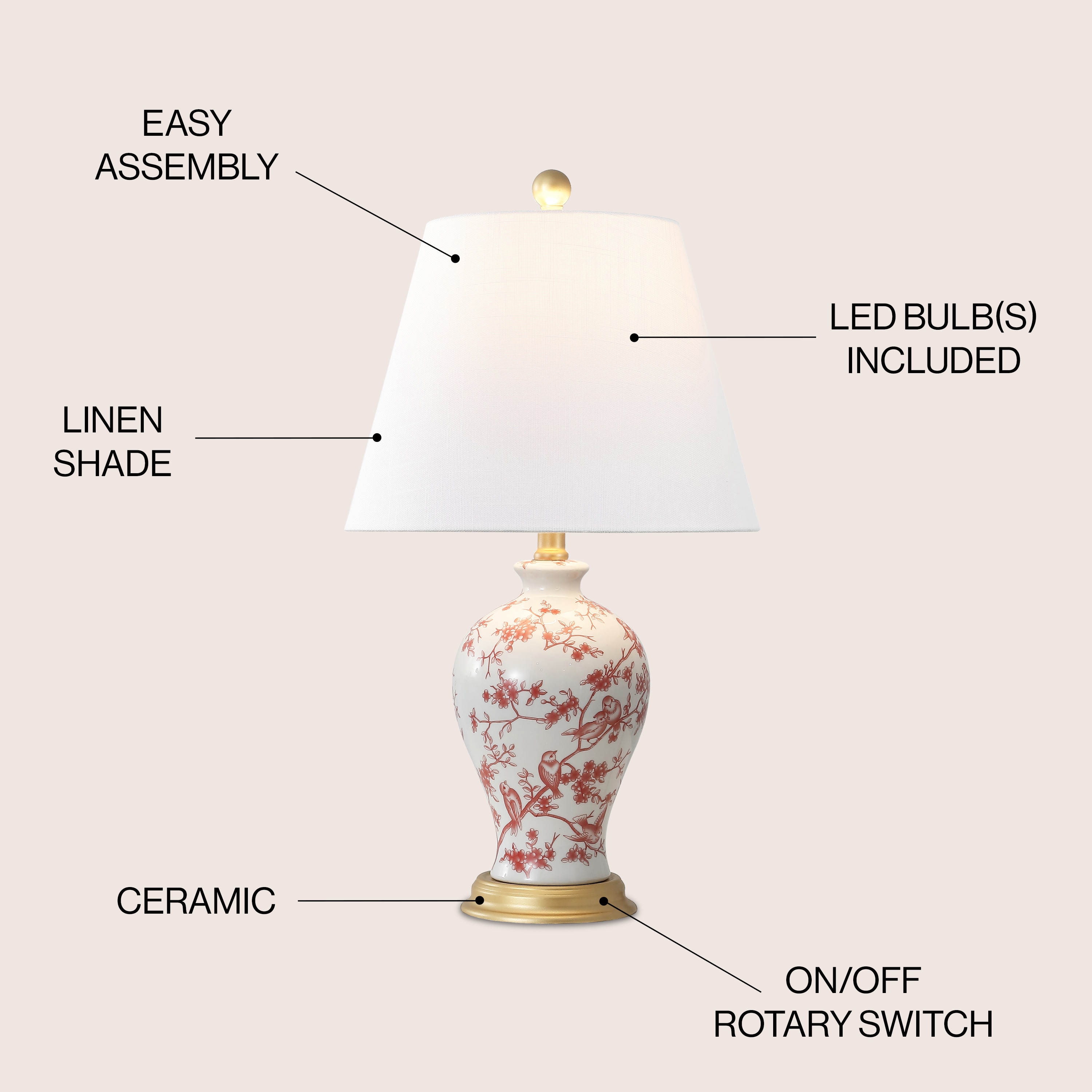 JONATHAN  Y JYL3009C Table-Lamps - View #3