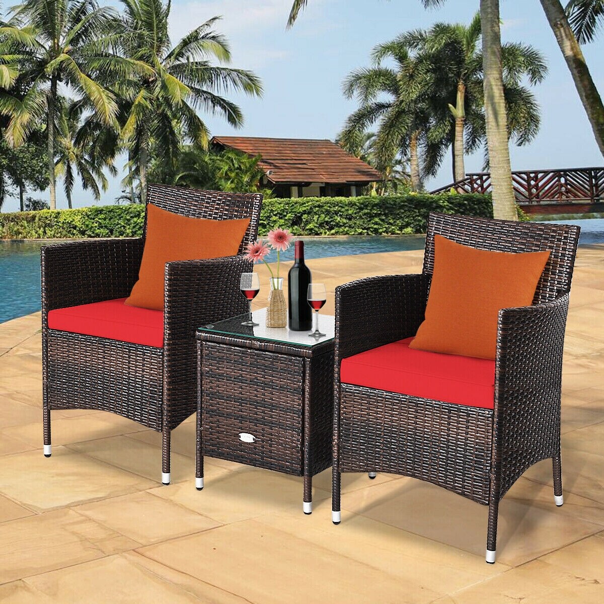 Forclover HYFE-3638RE Patio-Conversation-Sets - View #2