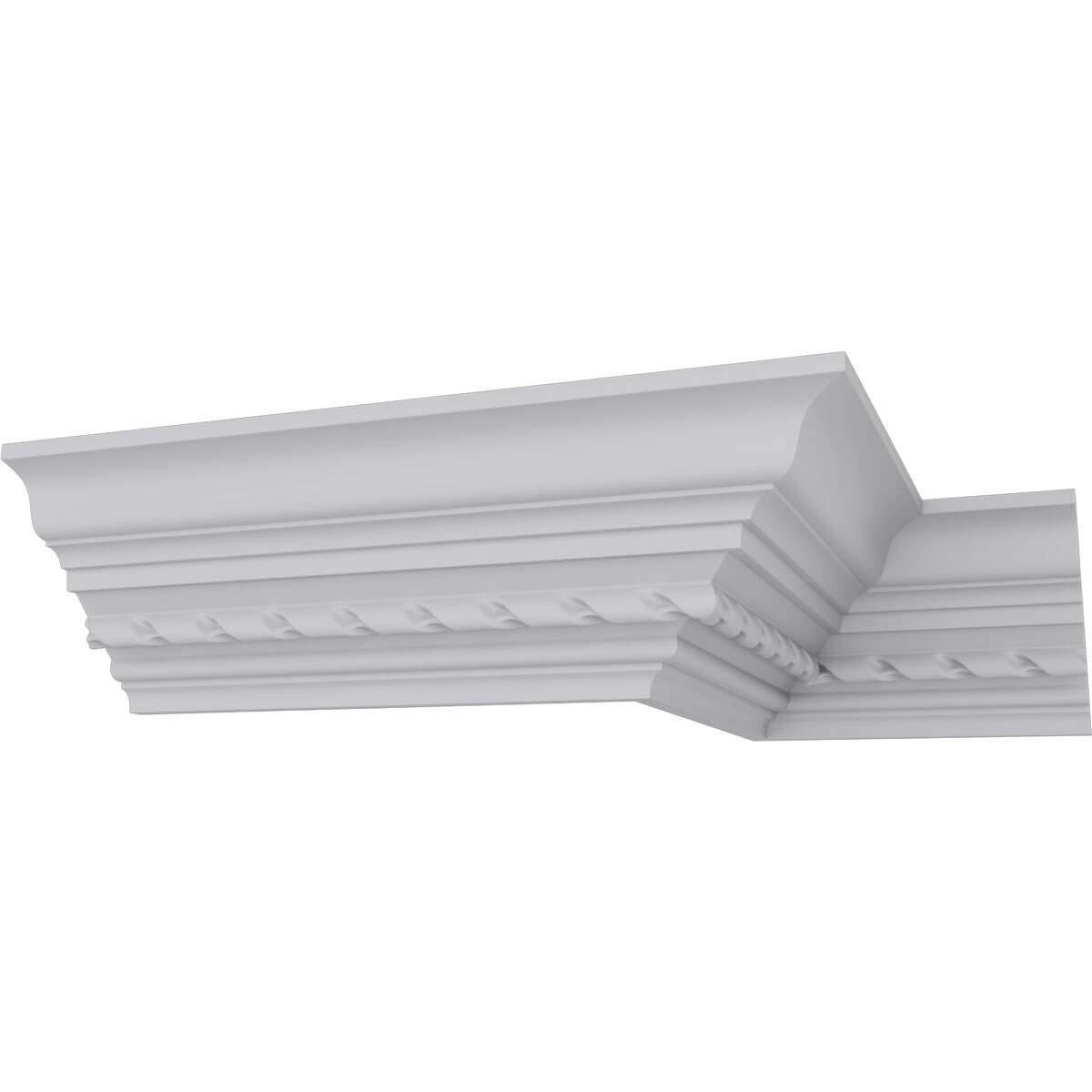 Windsor Rope Design Primed Polyurethane Crown Moulding