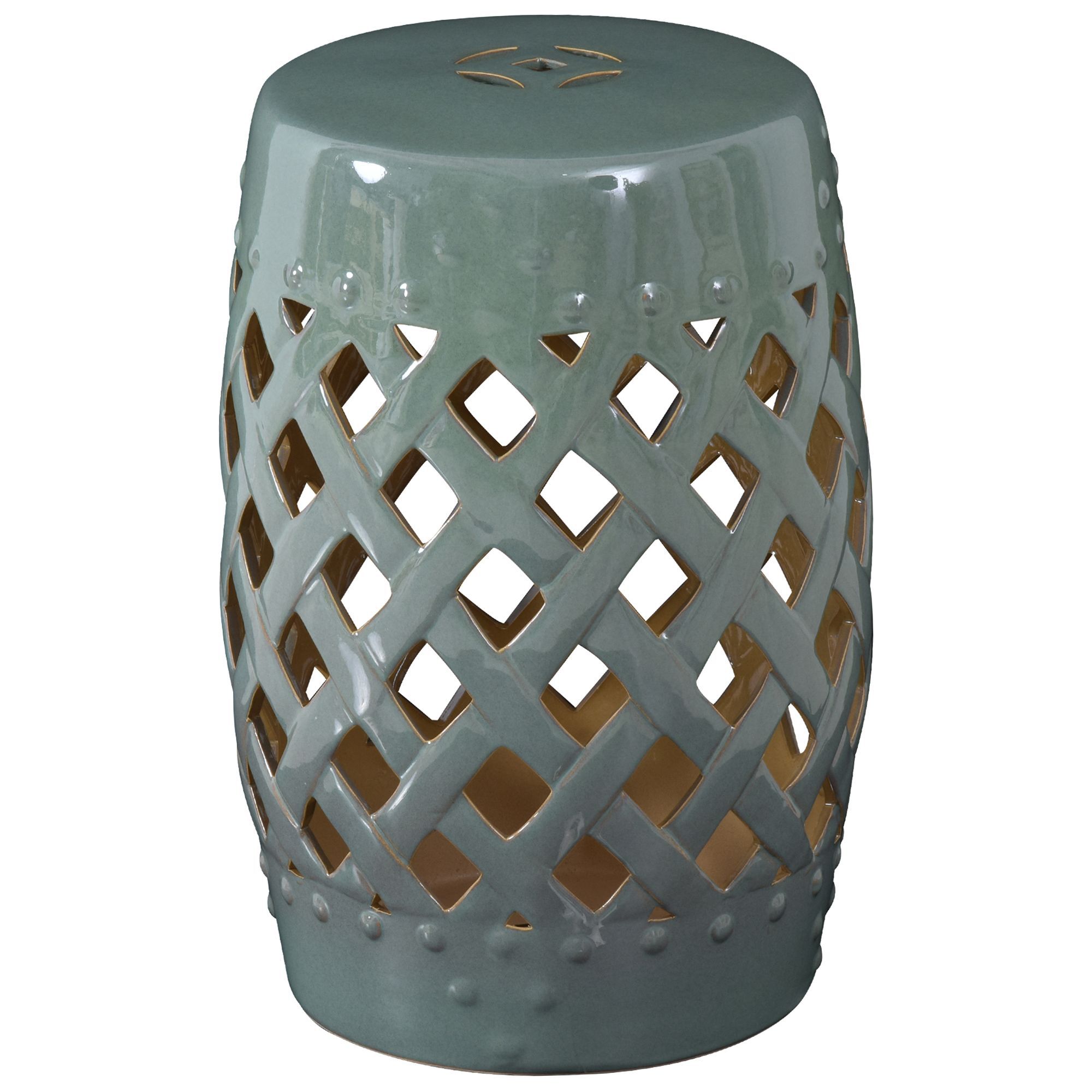Miki Shinly AB-4094-118JJ Round Side Table Round Outdoor End 12.5-in W x 12.5-in L