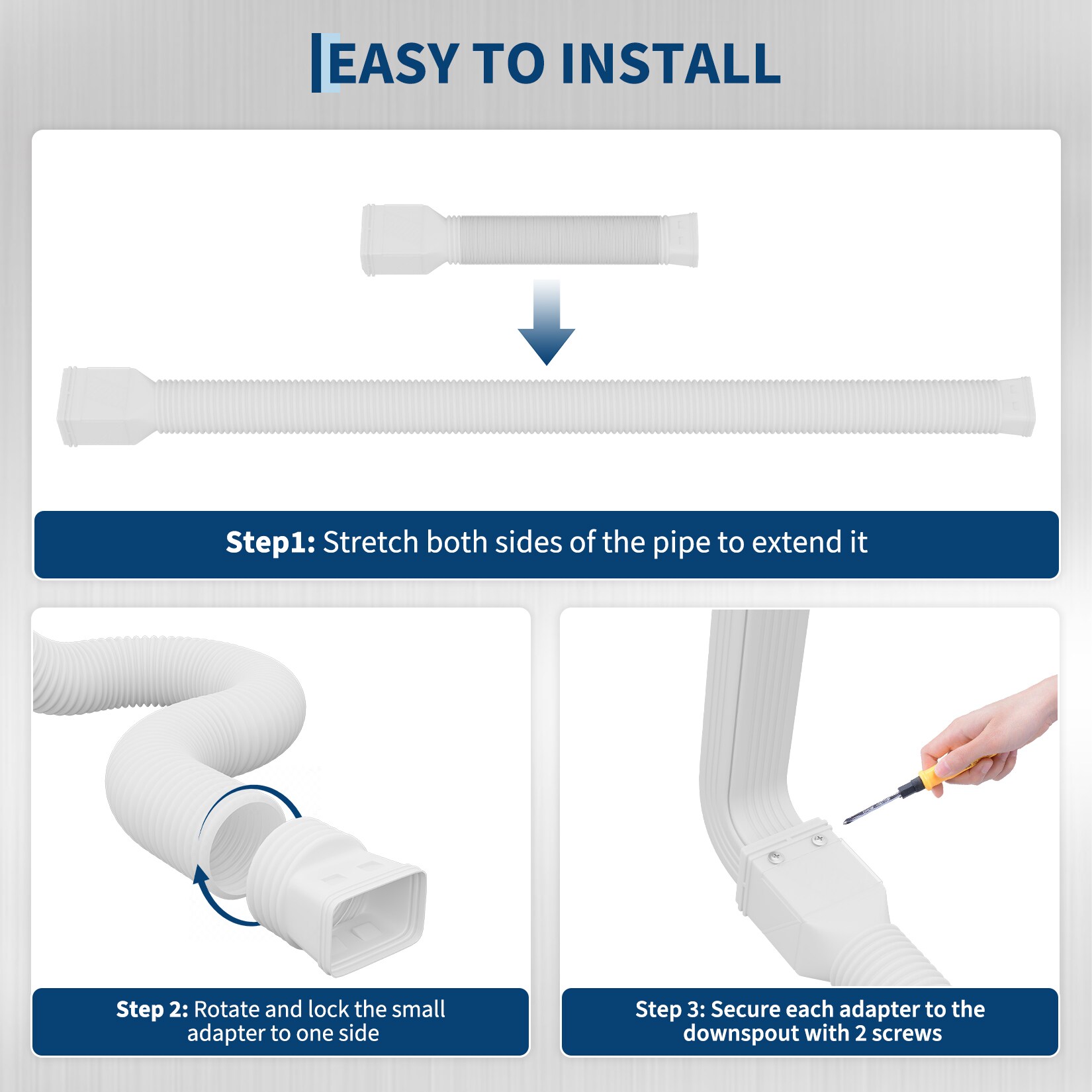 GarveeLife C3H-EYF2IMO6WQ0Y4C-X Downspout-Components - View #3
