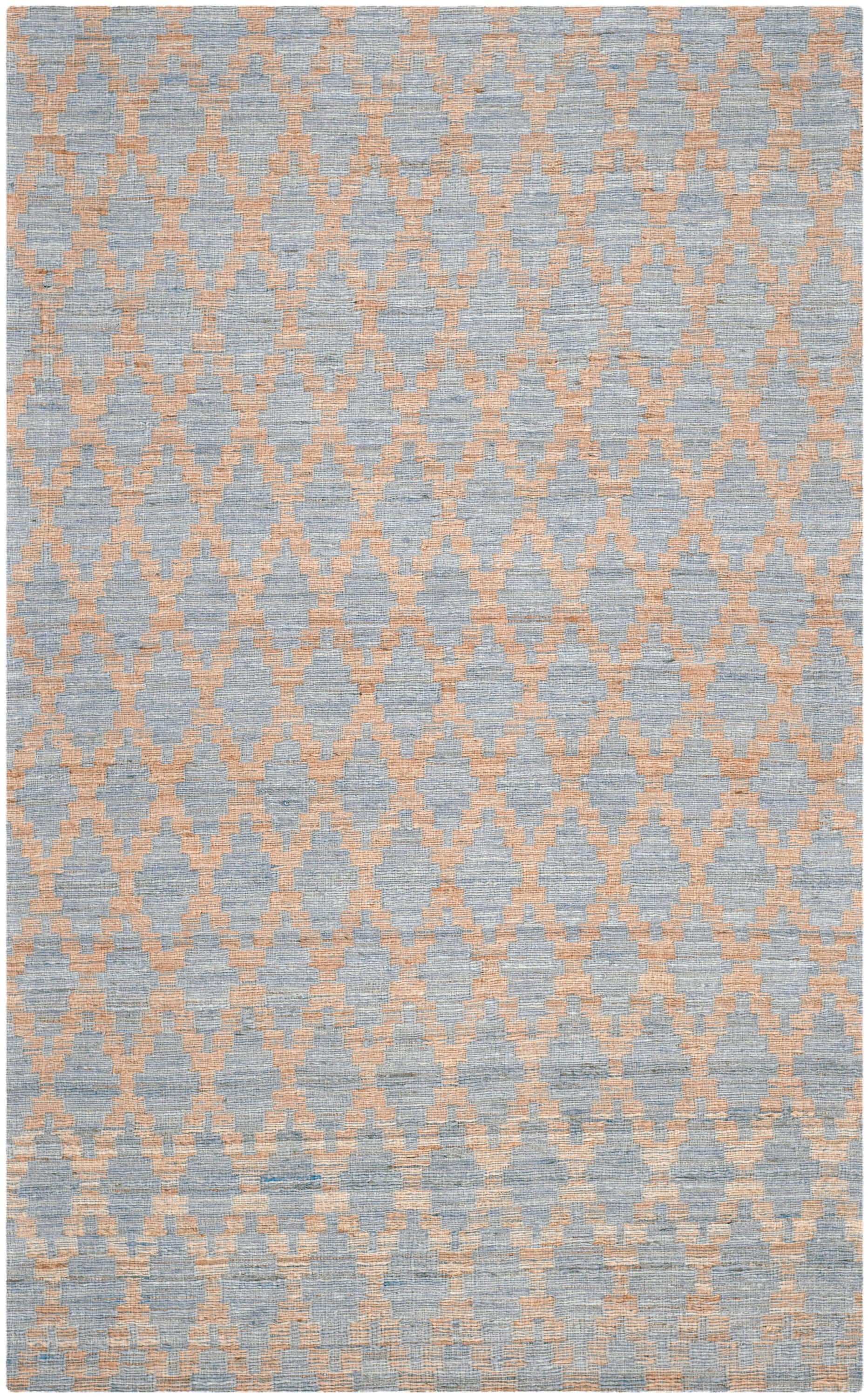 Cape Light Breeze 4' x 6' Light Blue Handwoven Cotton Area Rug