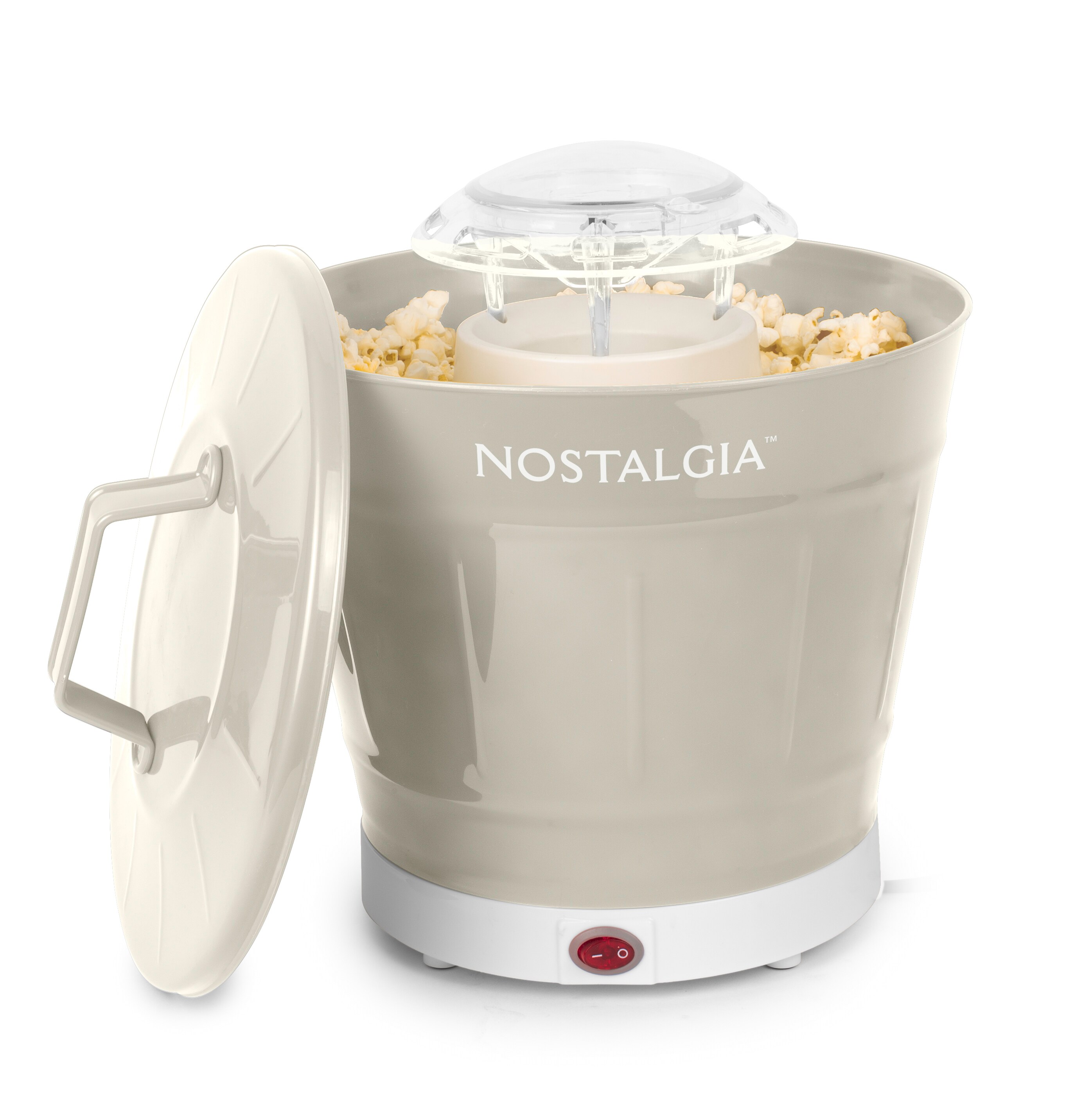 Nostalgia 16 Cup Hot Air Popcorn Maker - Healthy Oil- Popping for