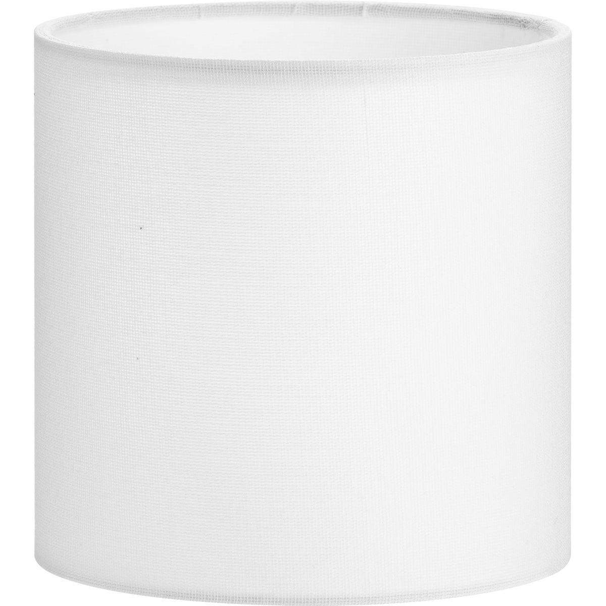Progress Lighting P860059-000 Elara 5-in x 5-in White Fabric Drum Lamp Shade
