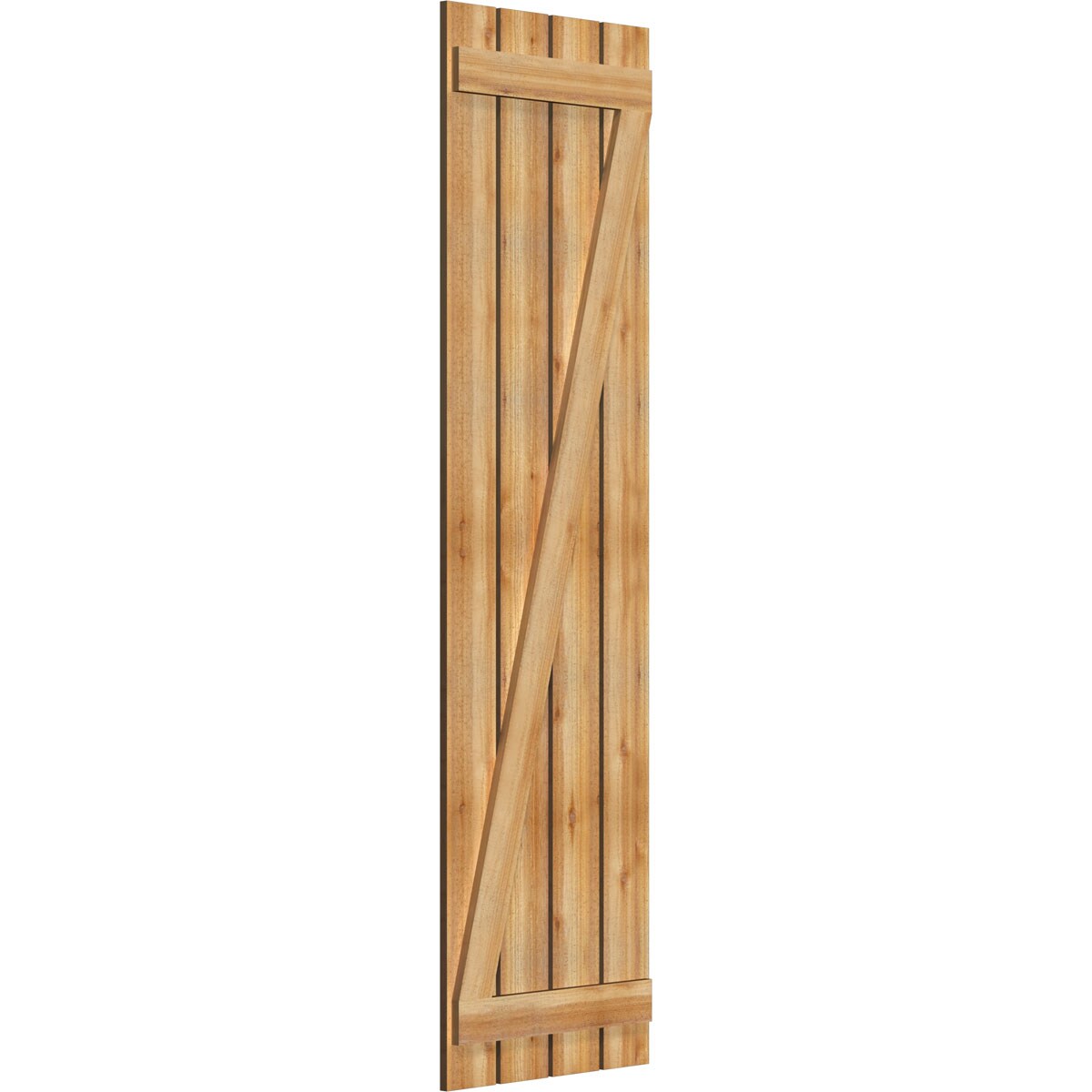 Ekena Millwork RBS06Z23X083RWR Exterior-Shutters - View #2