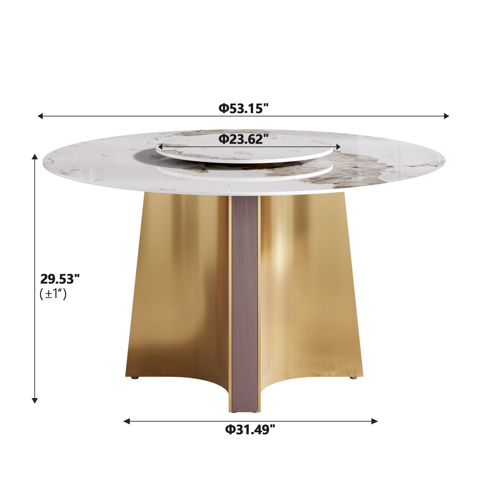 BuotiqHom DH-B-135P60-1G Dining-Tables - View #5