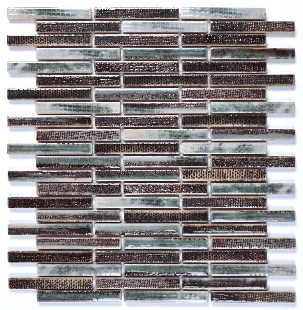 Solistone 2012 Tenki 10-Pack Fuyu 10-in x 12-in Glazed Porcelain Linear Wall Tile