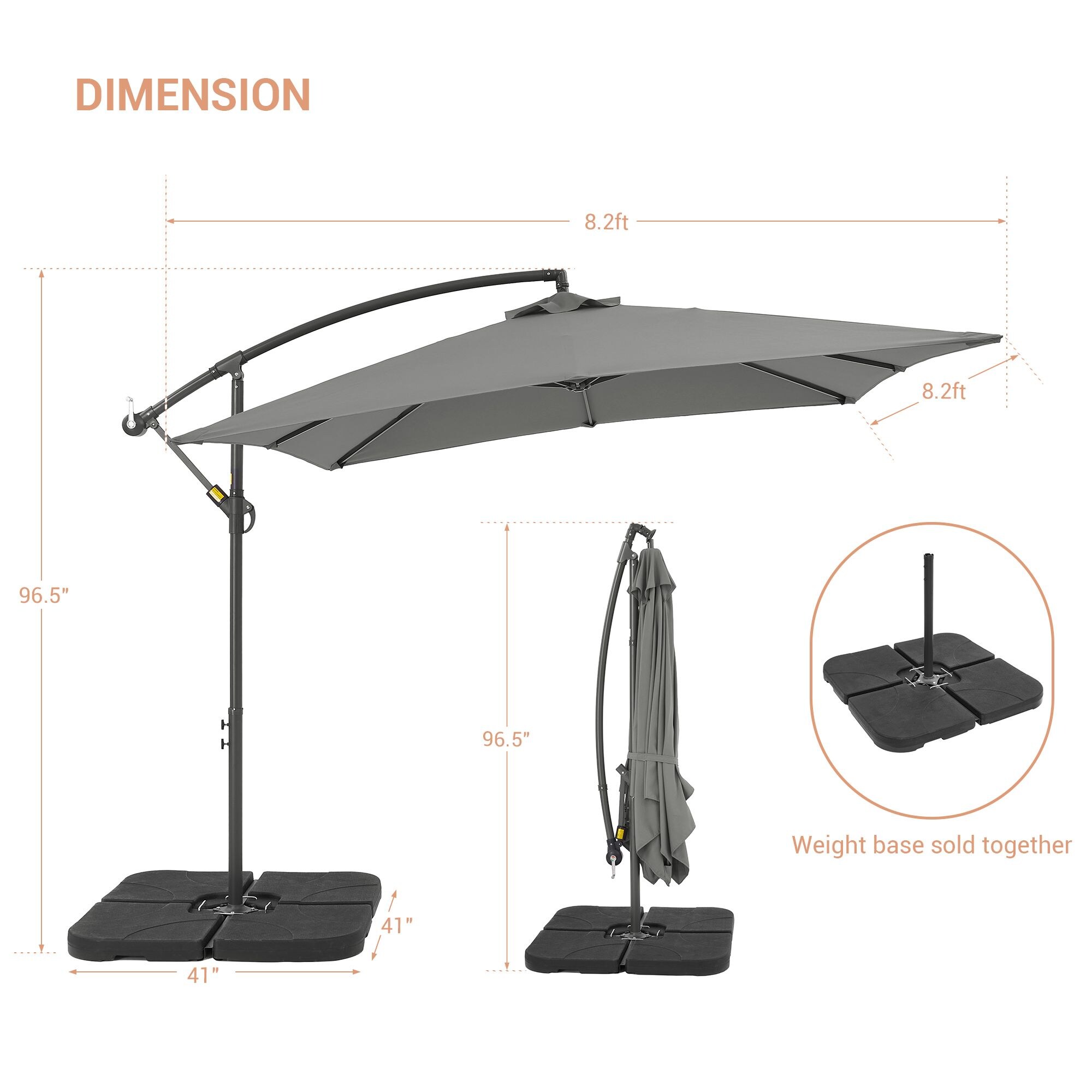 ACEGOSES LW-56GY Umbrellas-2 - View #2