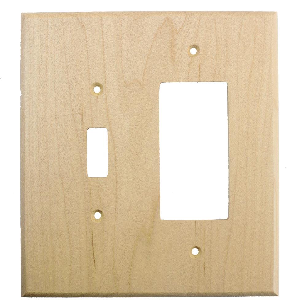 Sierra Lifestyles 682574 2 -Gang Specialty Size Cherry Wood Indoor Wall Plate