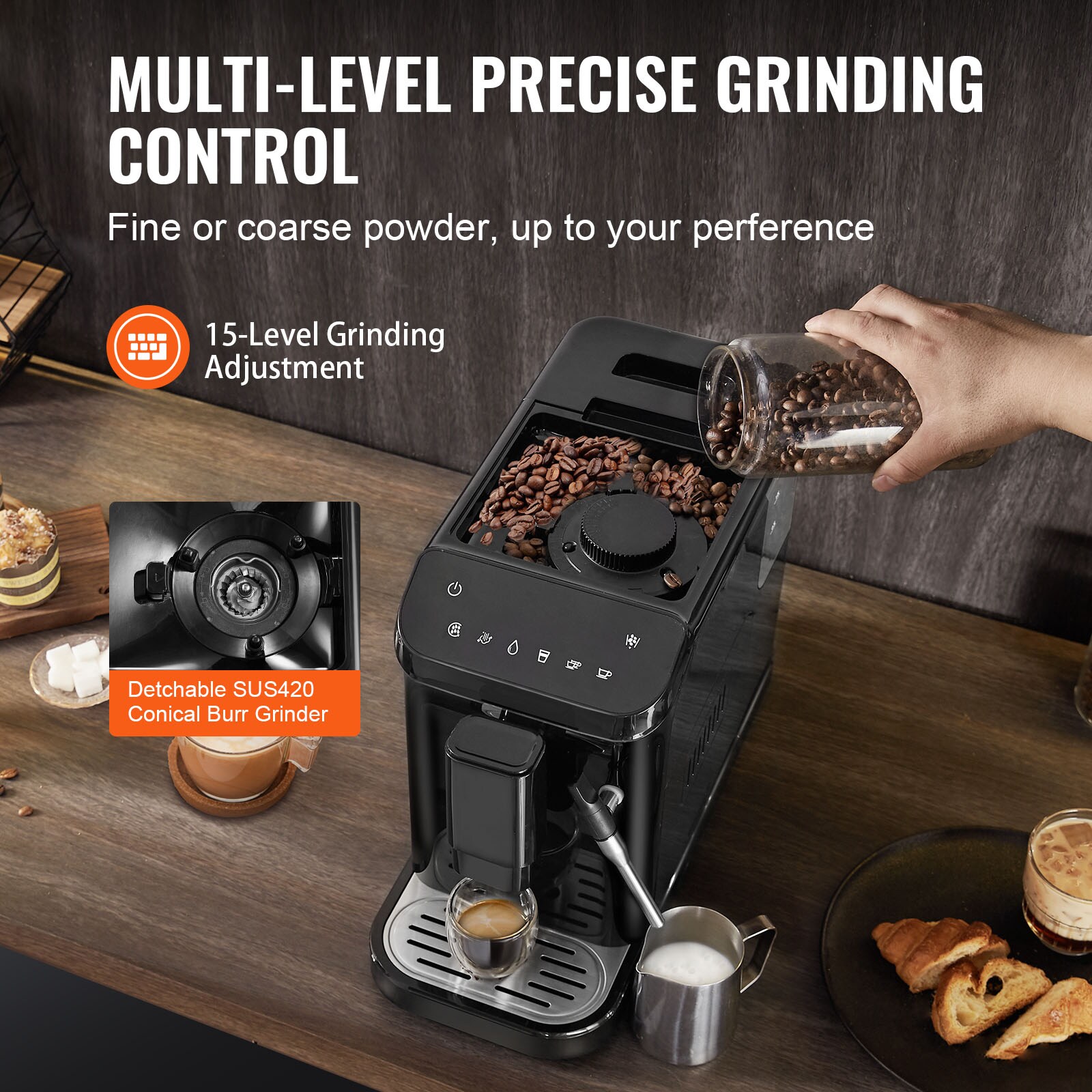 VEVOR QZDYSKFJDZQB7AFRYV1 Coffee-Makers - View #4