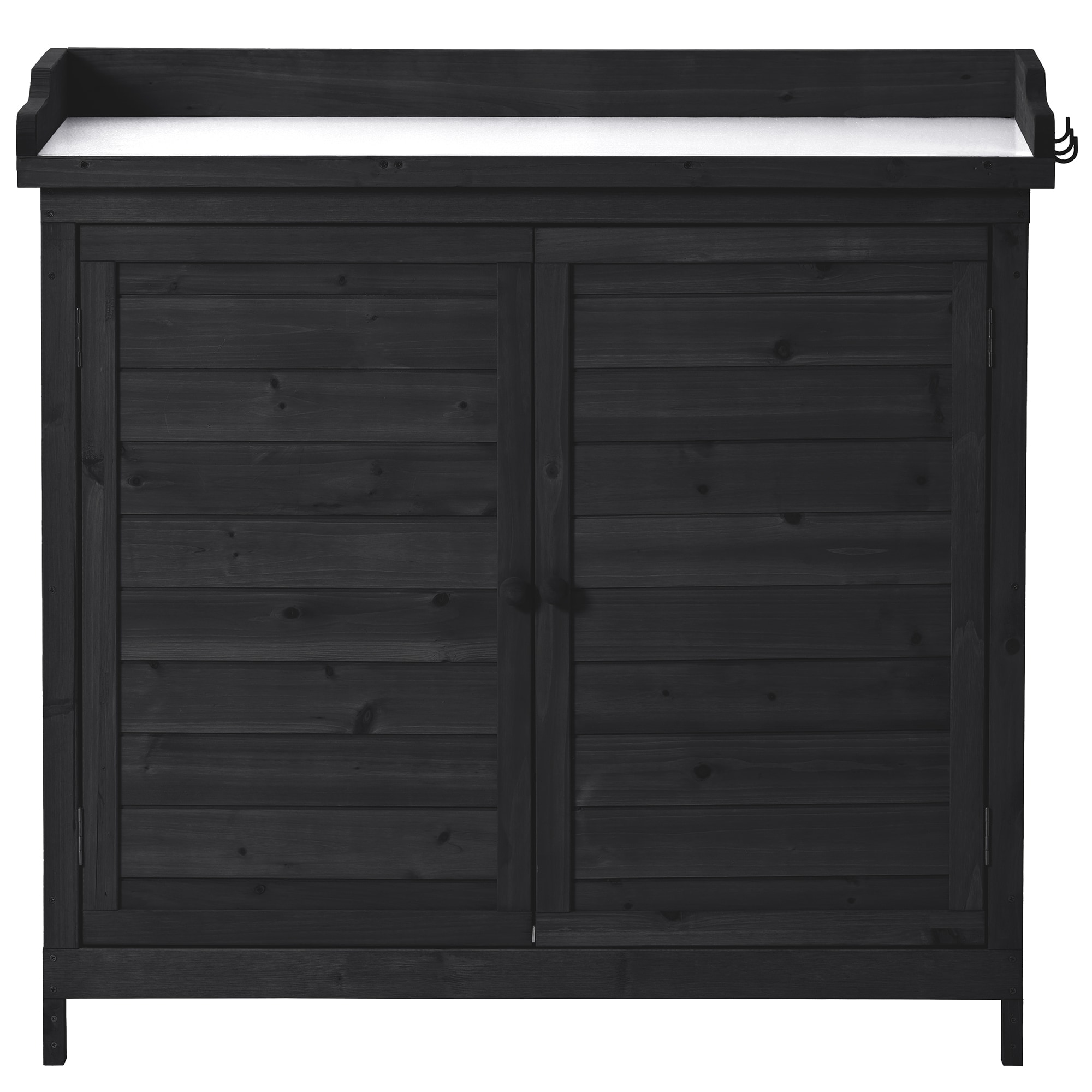 Bybafun YA0100386 39-in x 37.4-in x 19.1-in Black Potting Bench