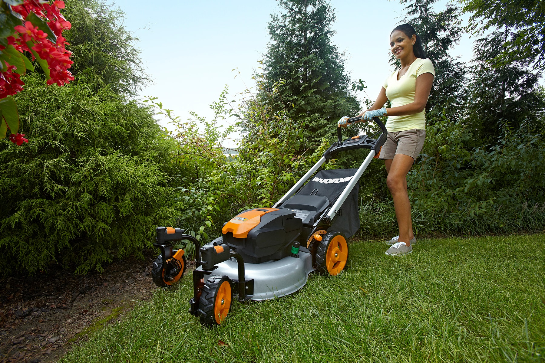 Worx 56v lawn mower sale