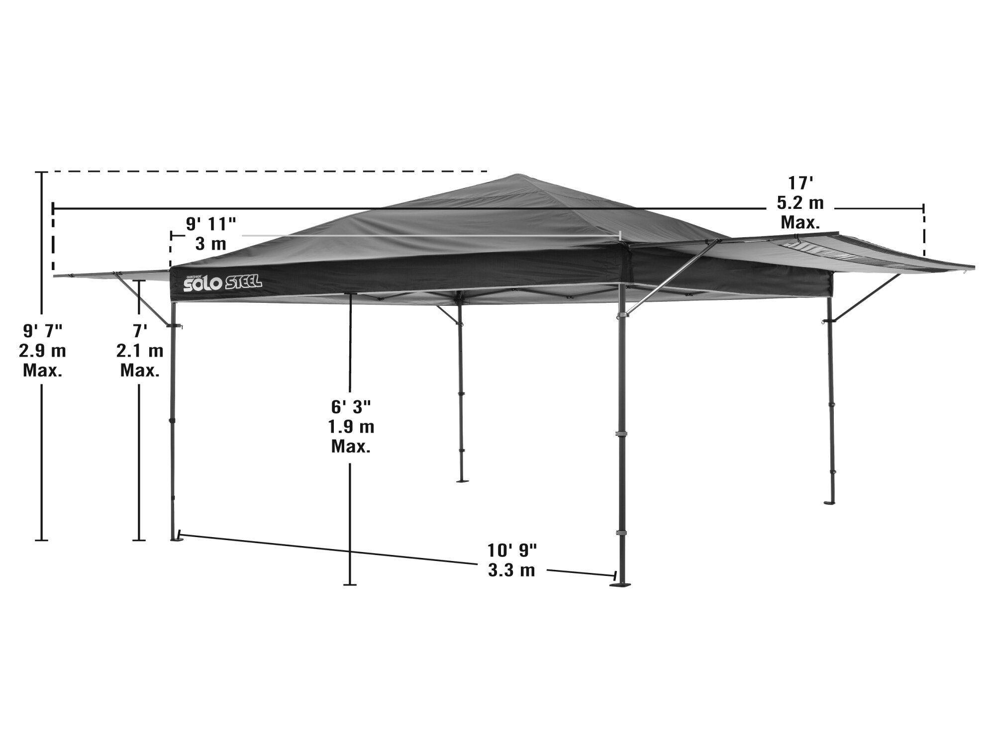 Quik Shade 167544DS Canopies-Sl - View #12