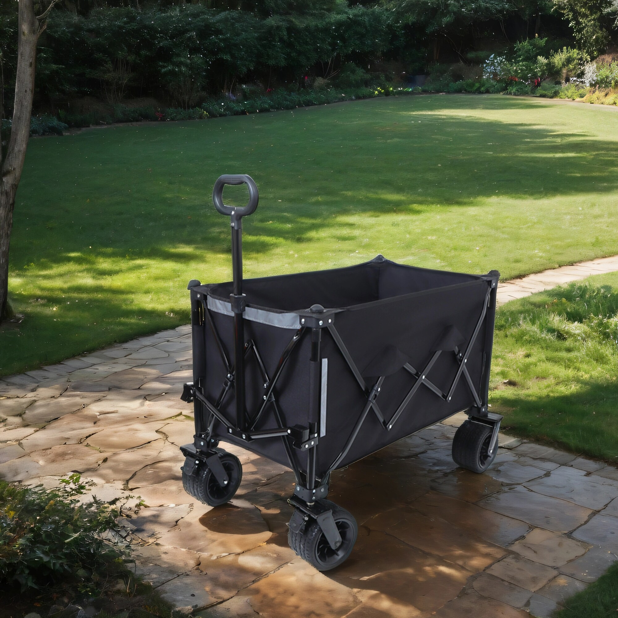 SINOFURN SYF570019BK Yard-Carts - View #2