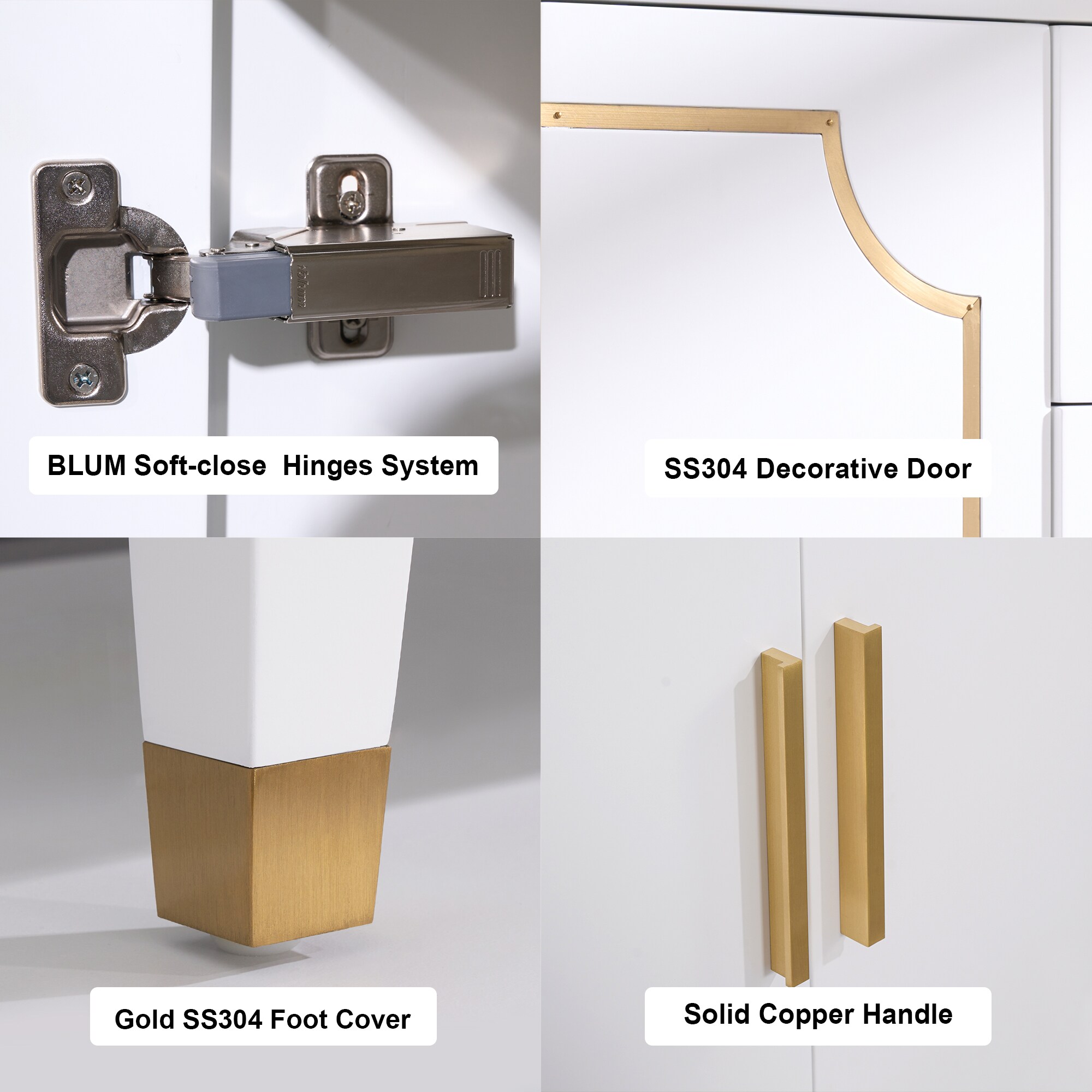 WELLFOR MELODY36QZ-WT Bath-Vanity-Combo - View #10