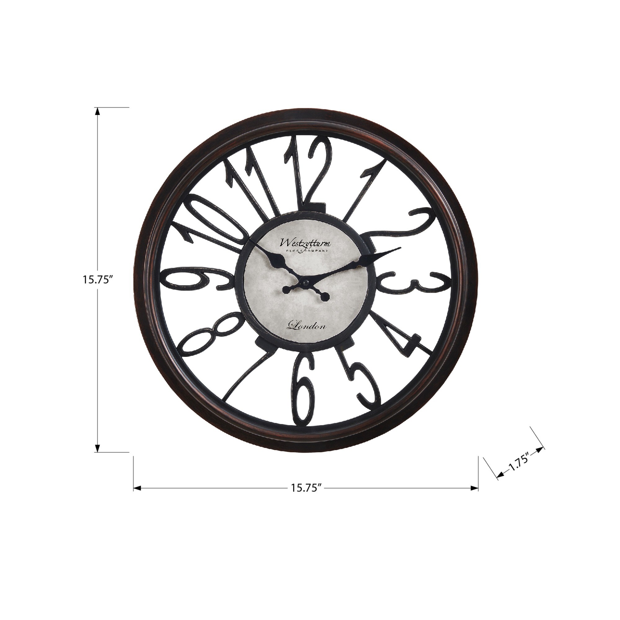 HyperDrop Cart ZW-B2710P287094 Indoor-Outdoor-Clocks - View #4