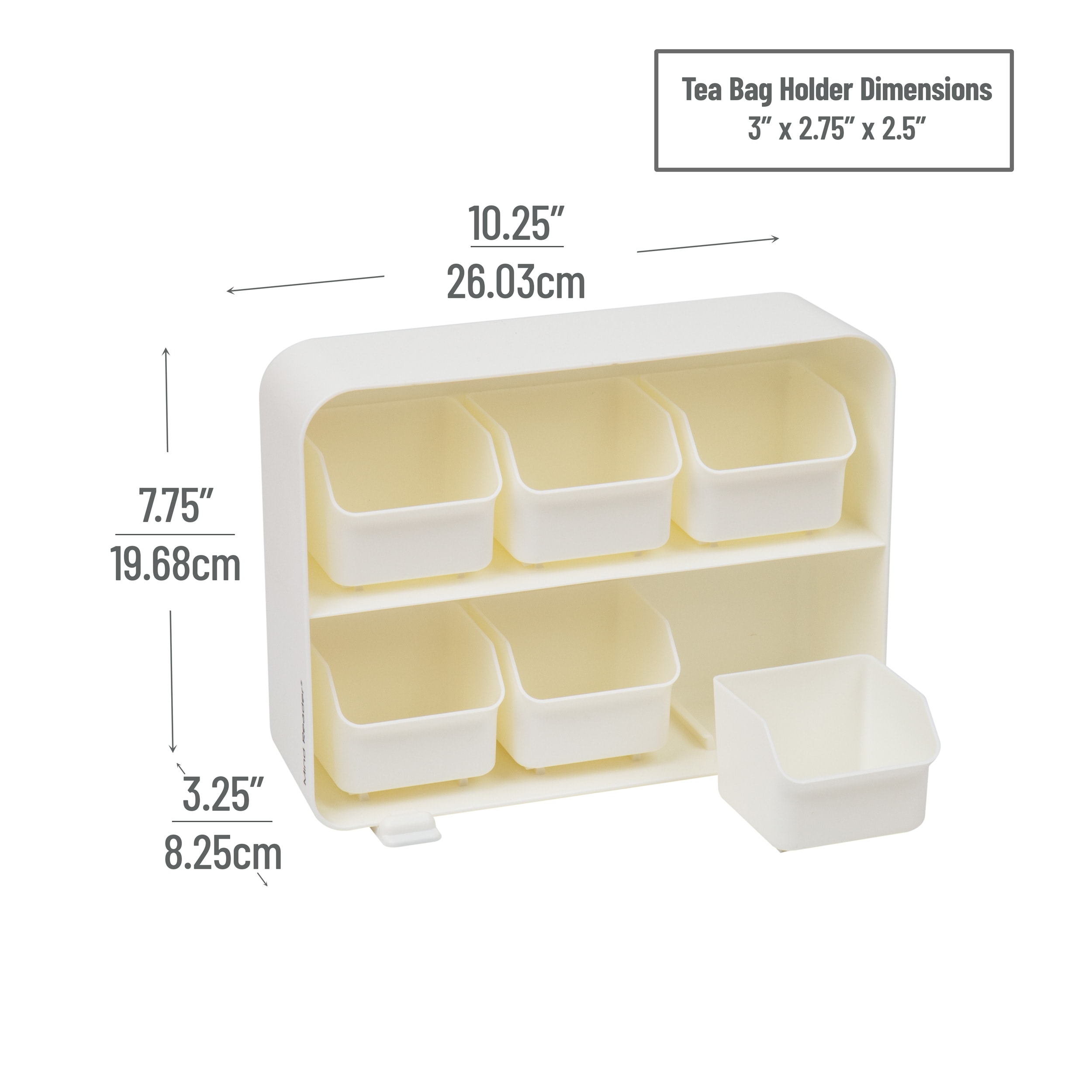 Mind Reader STBORG-WHT Coffee-Beverage-Organizers - View #3