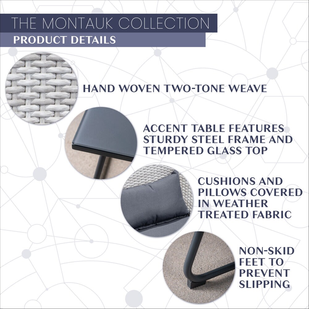 Mod Furniture MONTK4PCGFP-GRY Patio-Conversation-Sets - View #3