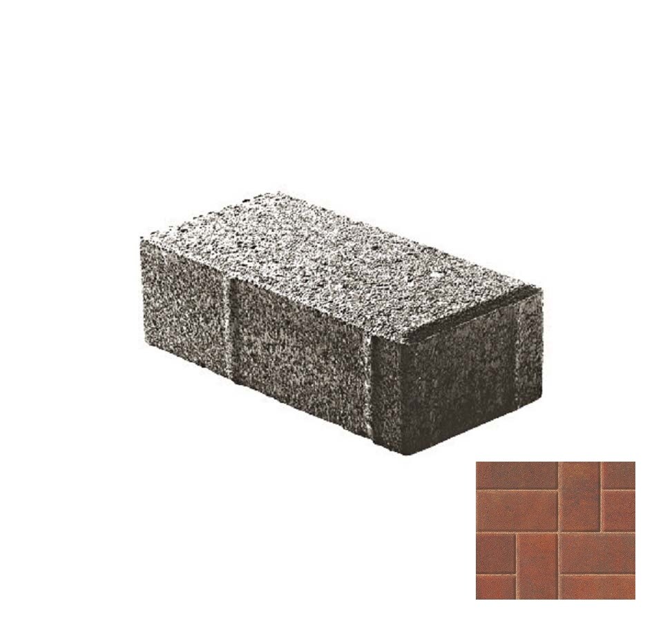 Oldcastle 10156216 Holland Stone 8-in L x 4-in W x 2-in H Monroe Concrete Patio Kit