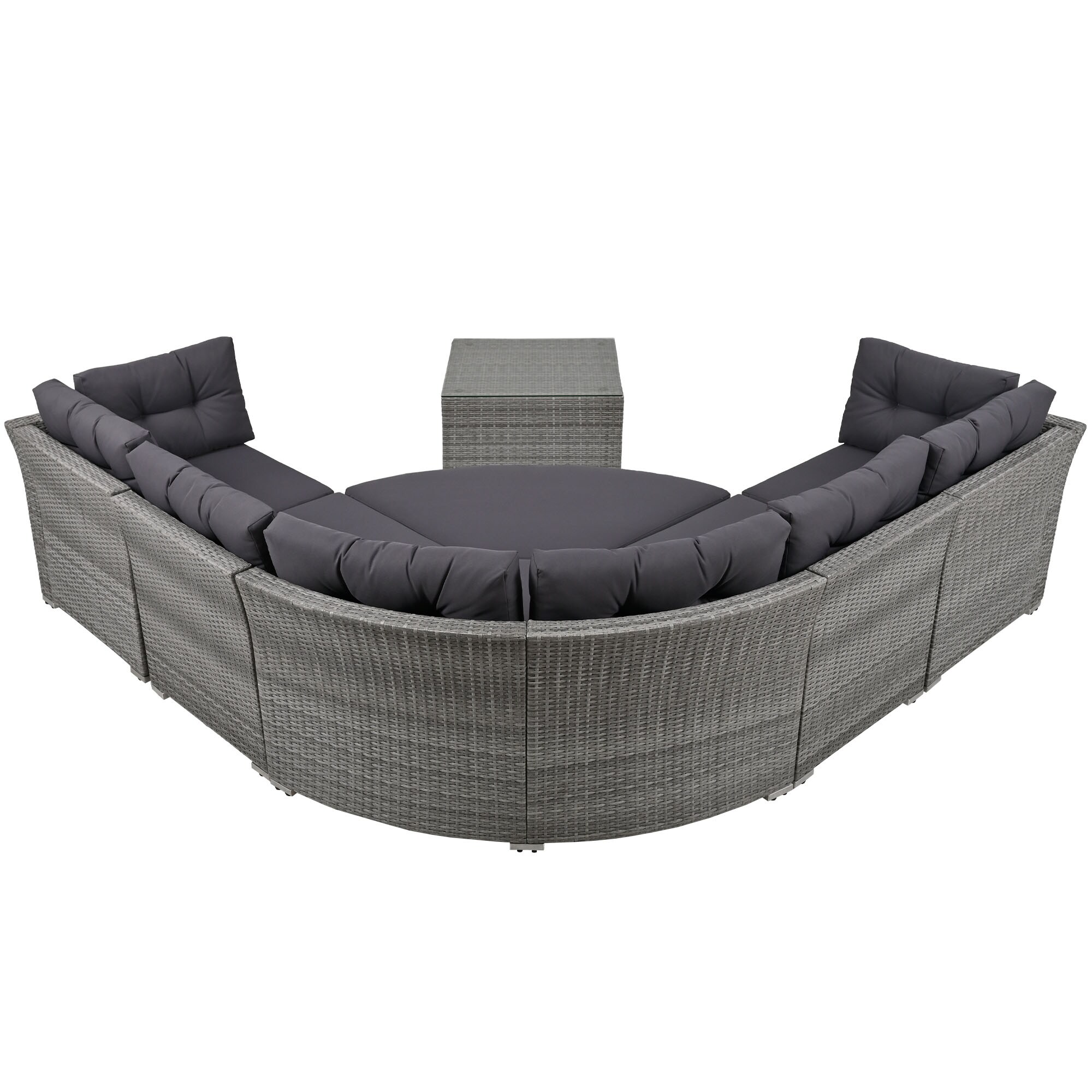 SINOFURN SYA710028GY Patio-Sofas-Daybeds - View #7