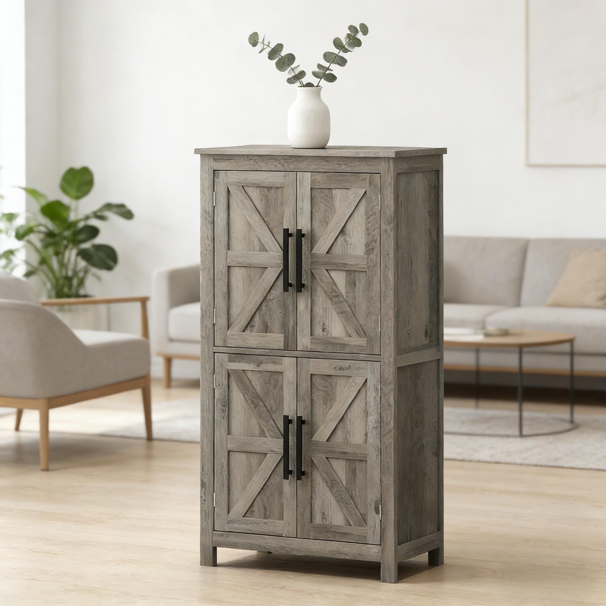 Tinyhomie - Cabinet Doors Storage Shelves Storage Cabinet